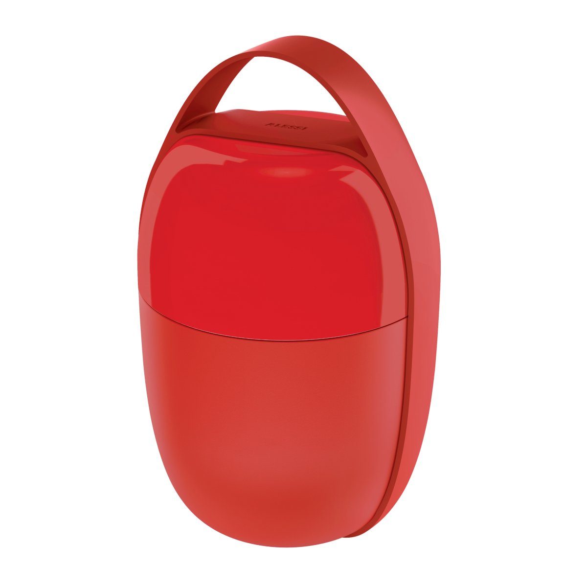 Alessi Lunchbox Modulare Lunchdose - Farbwahl, Thermoplastischer Kunstharz, Silikon, Kühlgel im Akku Rot