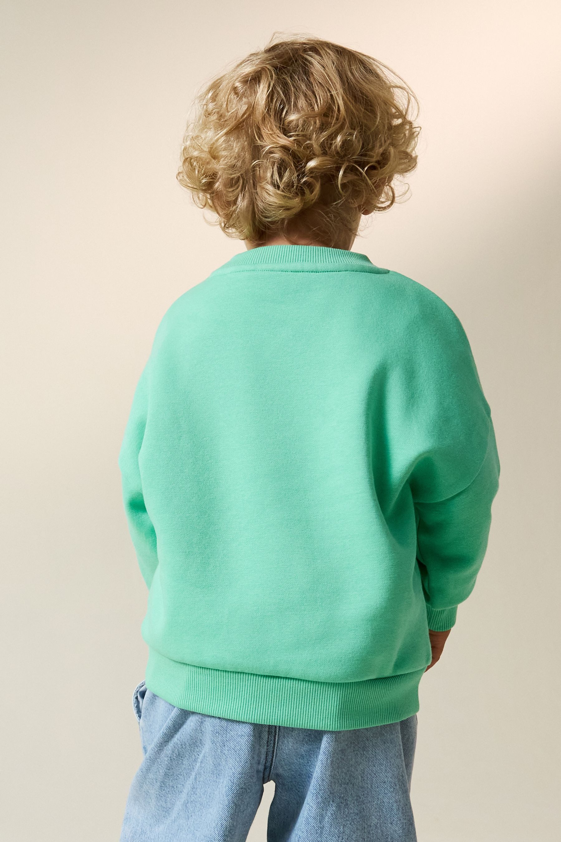 Next Sweater Sweatshirt mit Aufdruck (1-tlg)