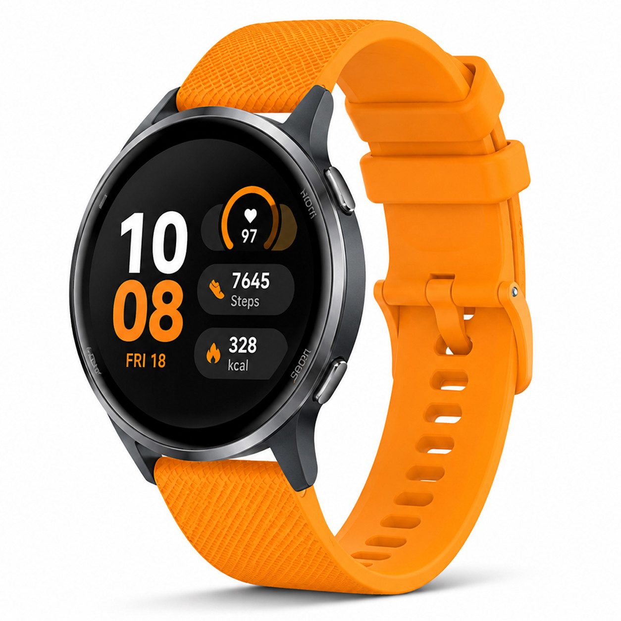 BOOD Uhrenarmband 20/22mm Universal Silikon Ersatzband mit praktischem Schnellverschluss, schweißresistent, rutschfest, individuell verstellbare Armbandlänge