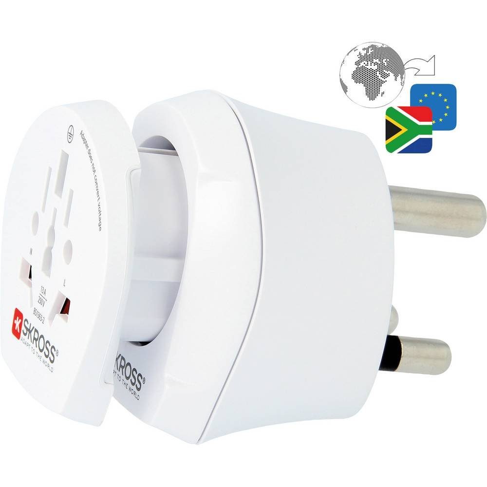 Reiseadapter World & EU to South Africa Reiseadapter