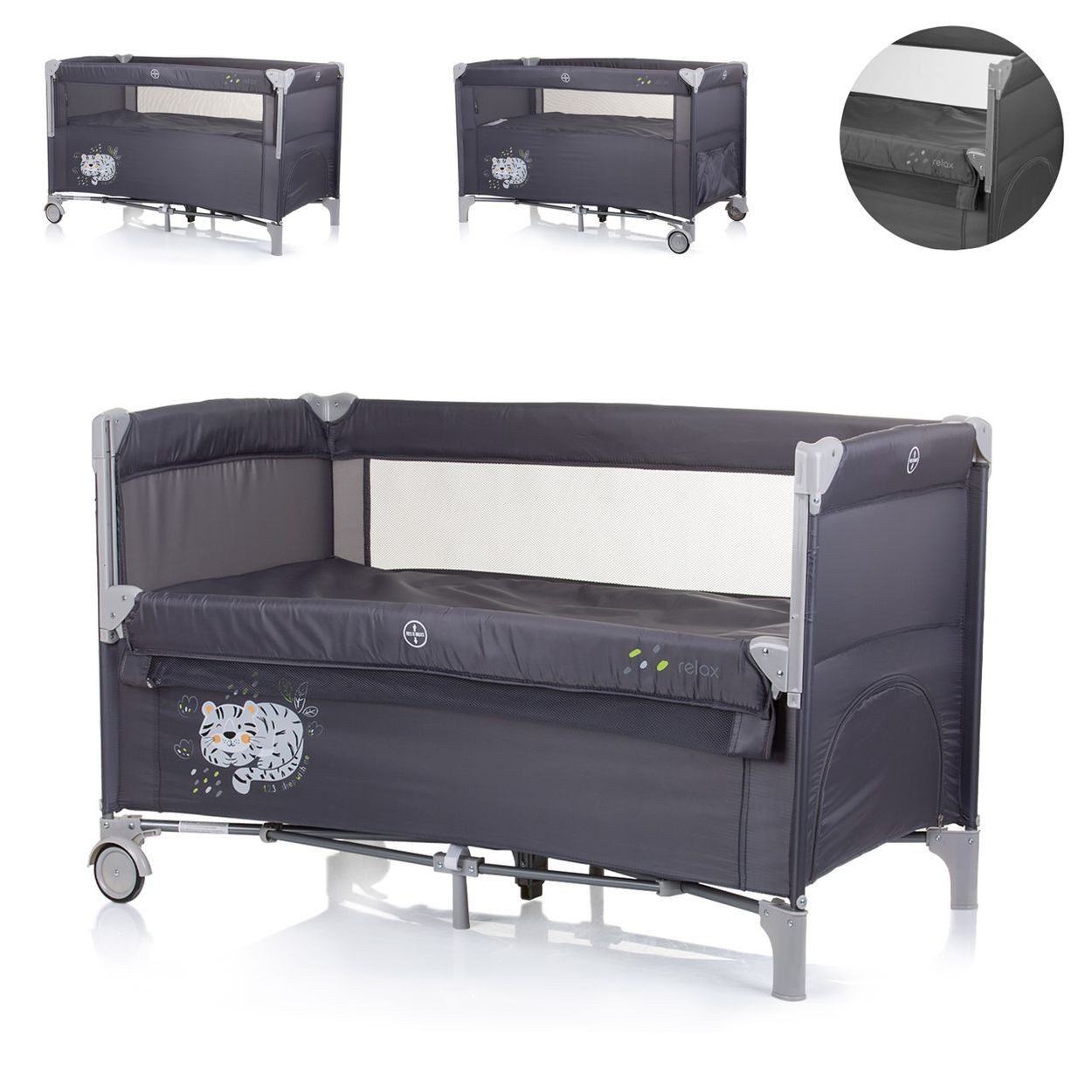 Chipolino Baby-Reisebett Reisebett Relax 2 Ebenen, günstig online kaufen