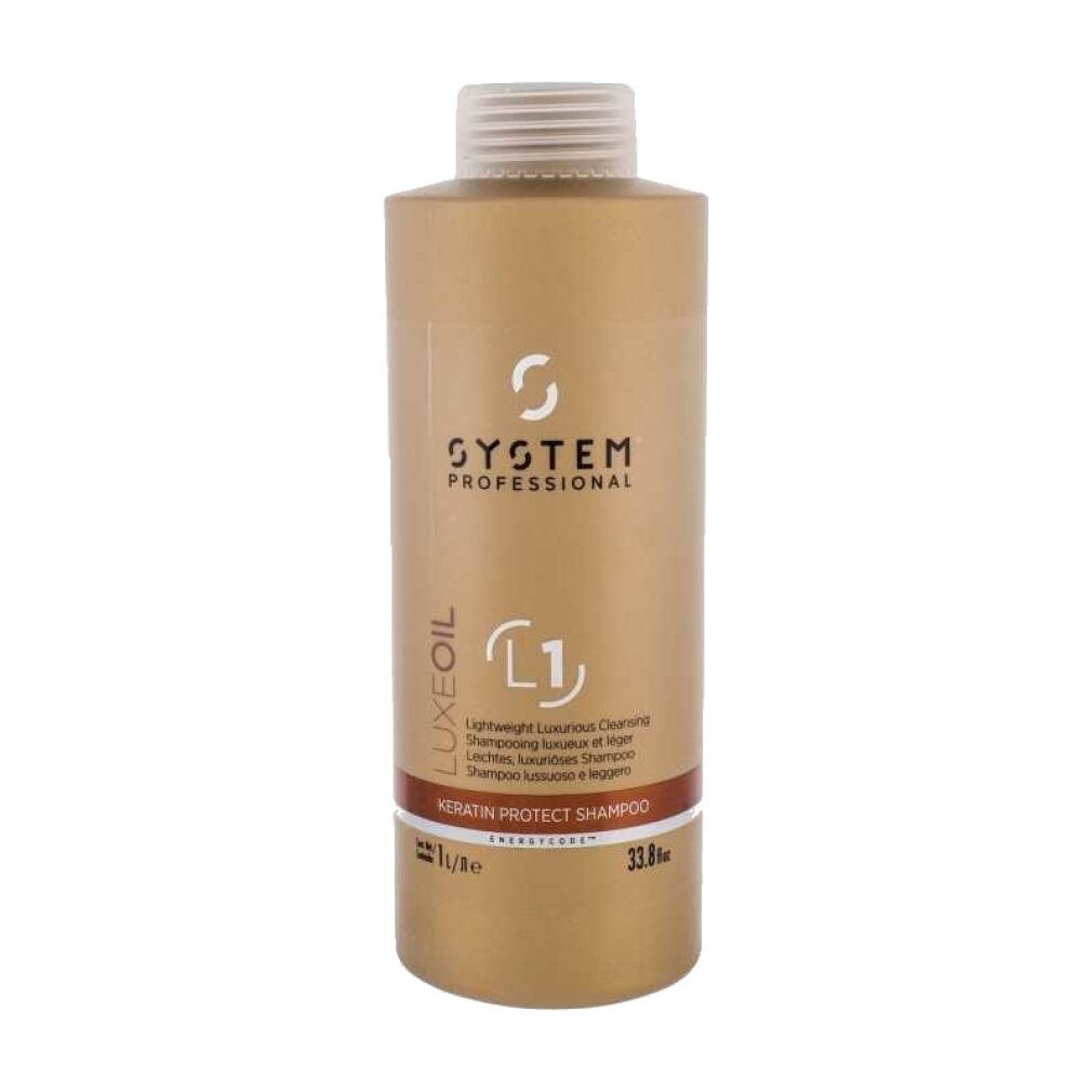 System Professional Haarpflege-Set Shampoo mit Keratin LuxeOil Keratin (Protect Shampoo) - Volumen: 100ml