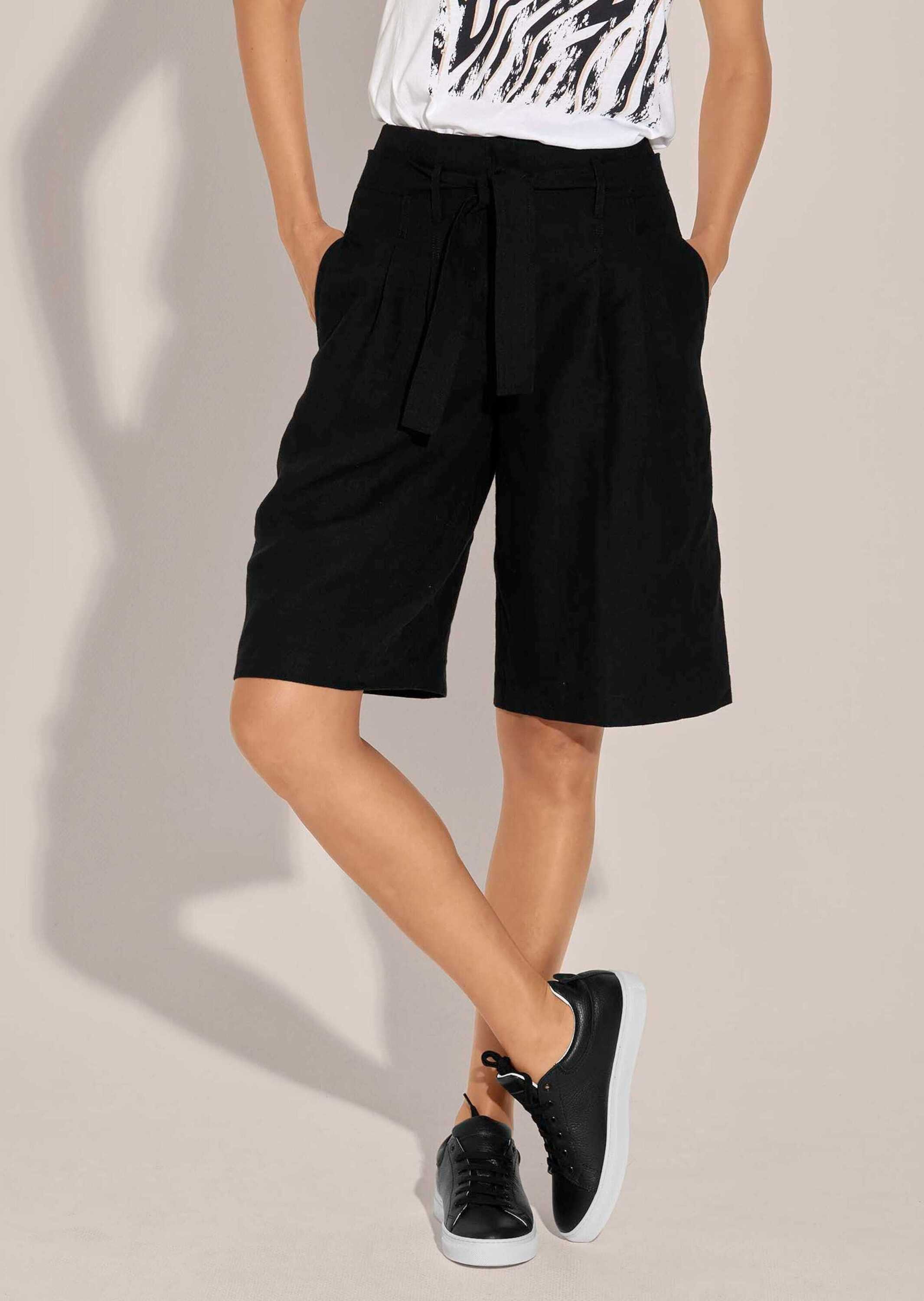 MADELEINE Shorts Highwaist-Bermudas aus Leinen günstig online kaufen