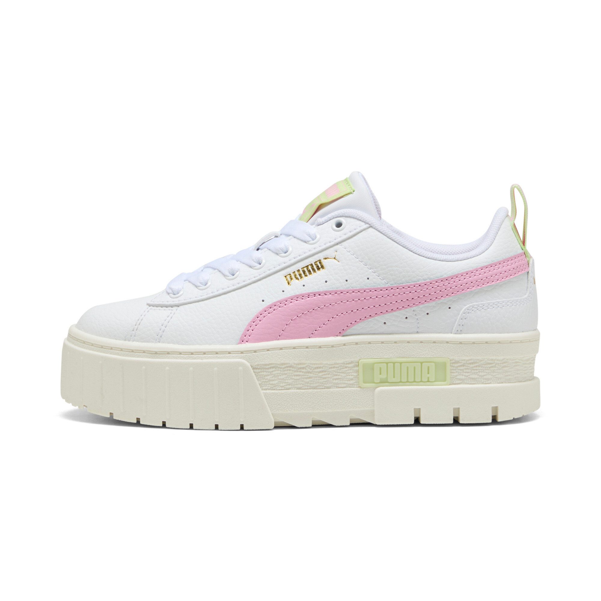 PUMA MAYZE LTH JR Sneaker mit strukturierter Plateau-Gummisohle, herausnehmbare Innensohle
