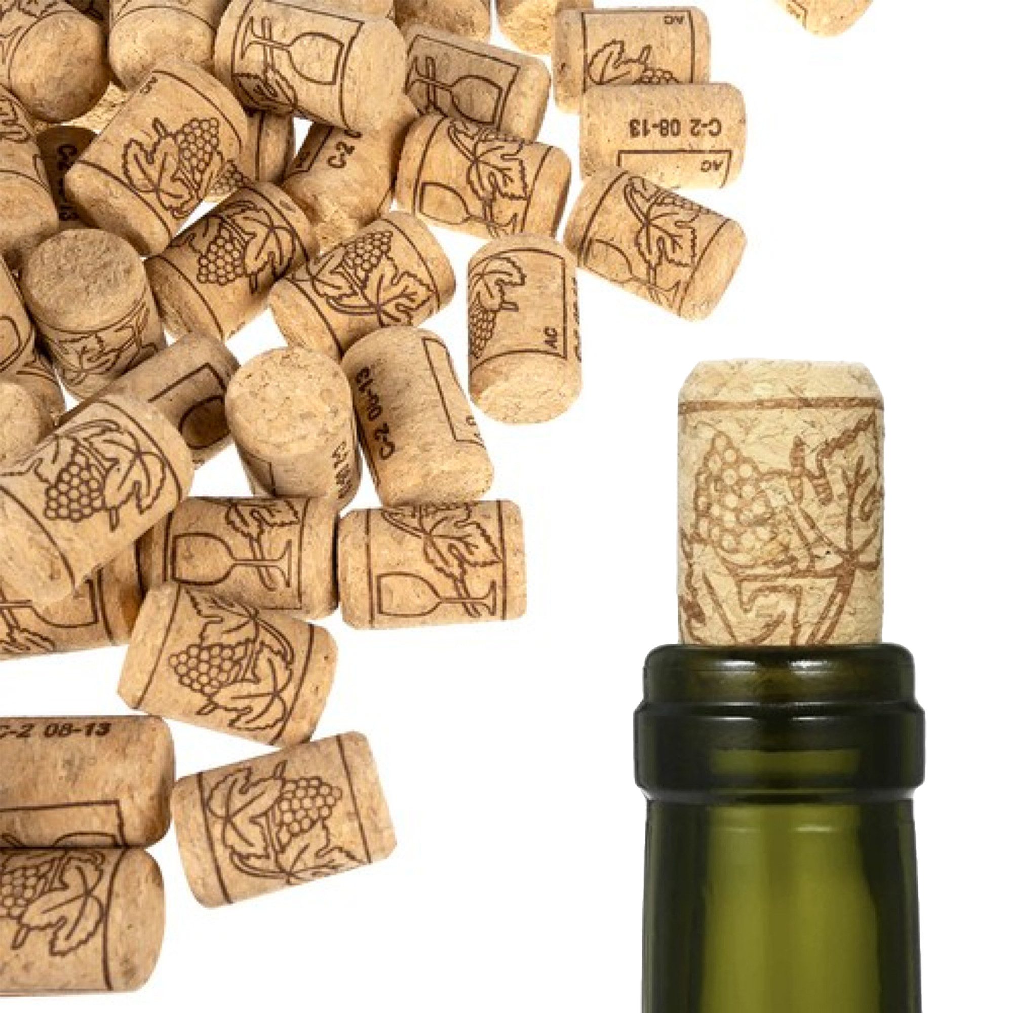 Kork Korken Flaschenkorken Weinflaschenkorken NEU