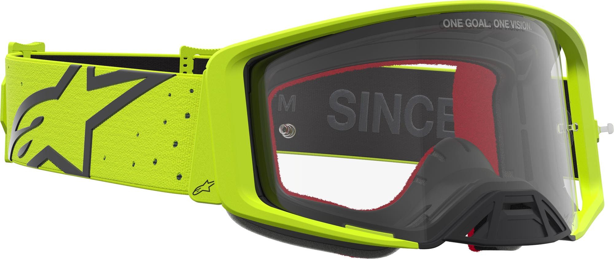 Alpinestars Motorradbrille Supertech Vesta Motocross Brille, Mit Band