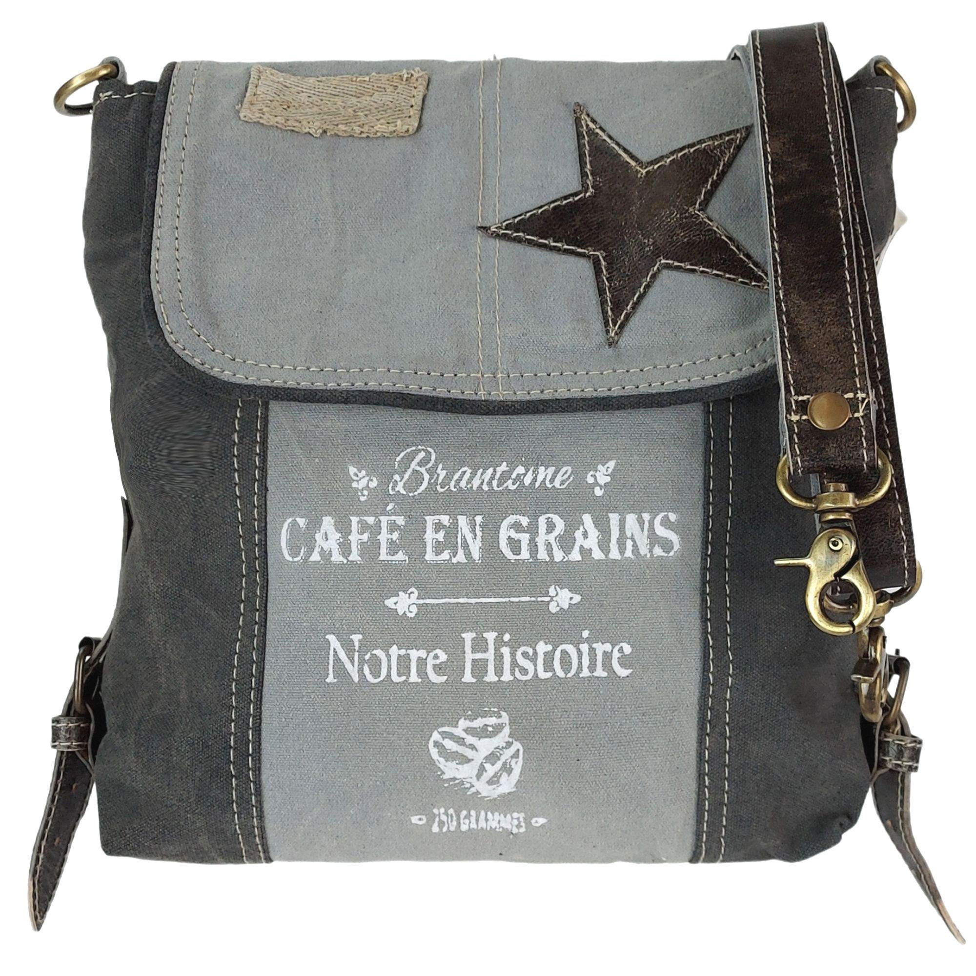 Sunsa Umhängetasche Schultertasche Crossbody Tasche, Damentasche, enthält recyceltes Material, Vintagedruck