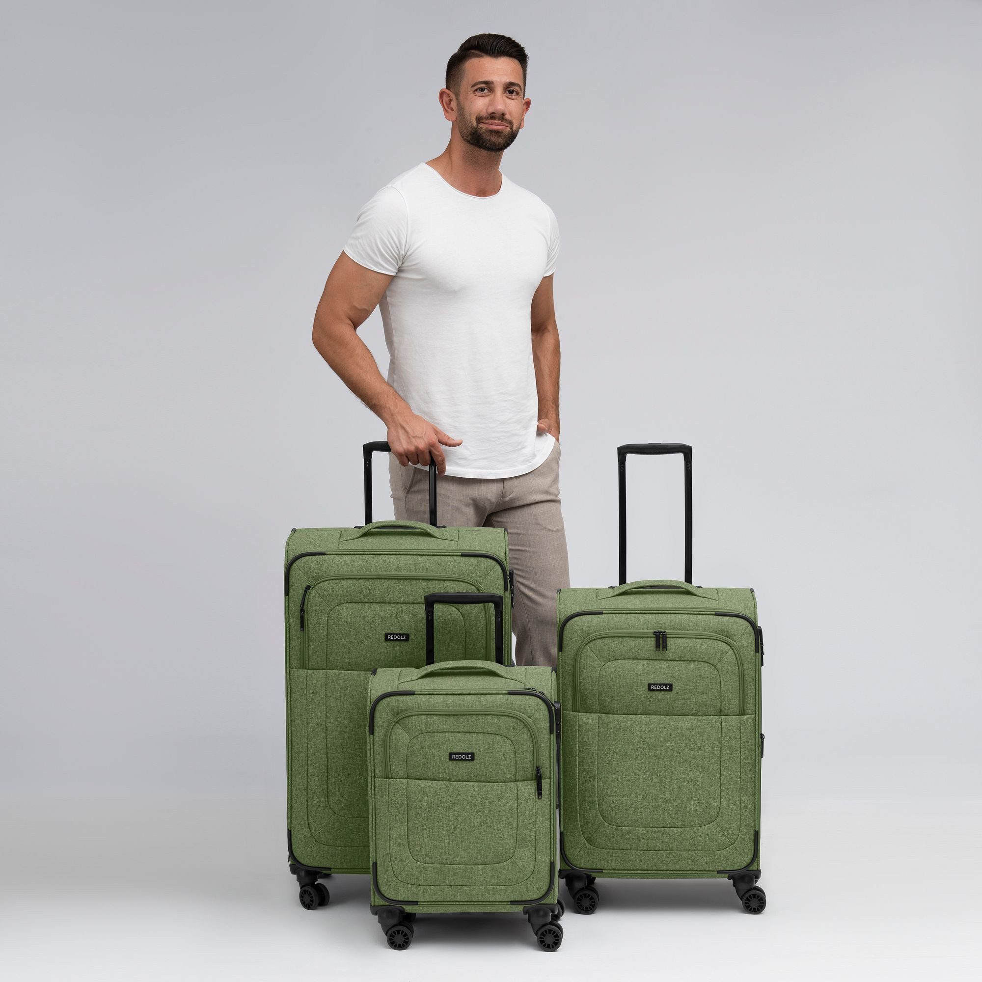 Redolz Trolleyset Essentials 12, 4 Rollen, (3-teilig, 3 tlg), Polyester günstig online kaufen
