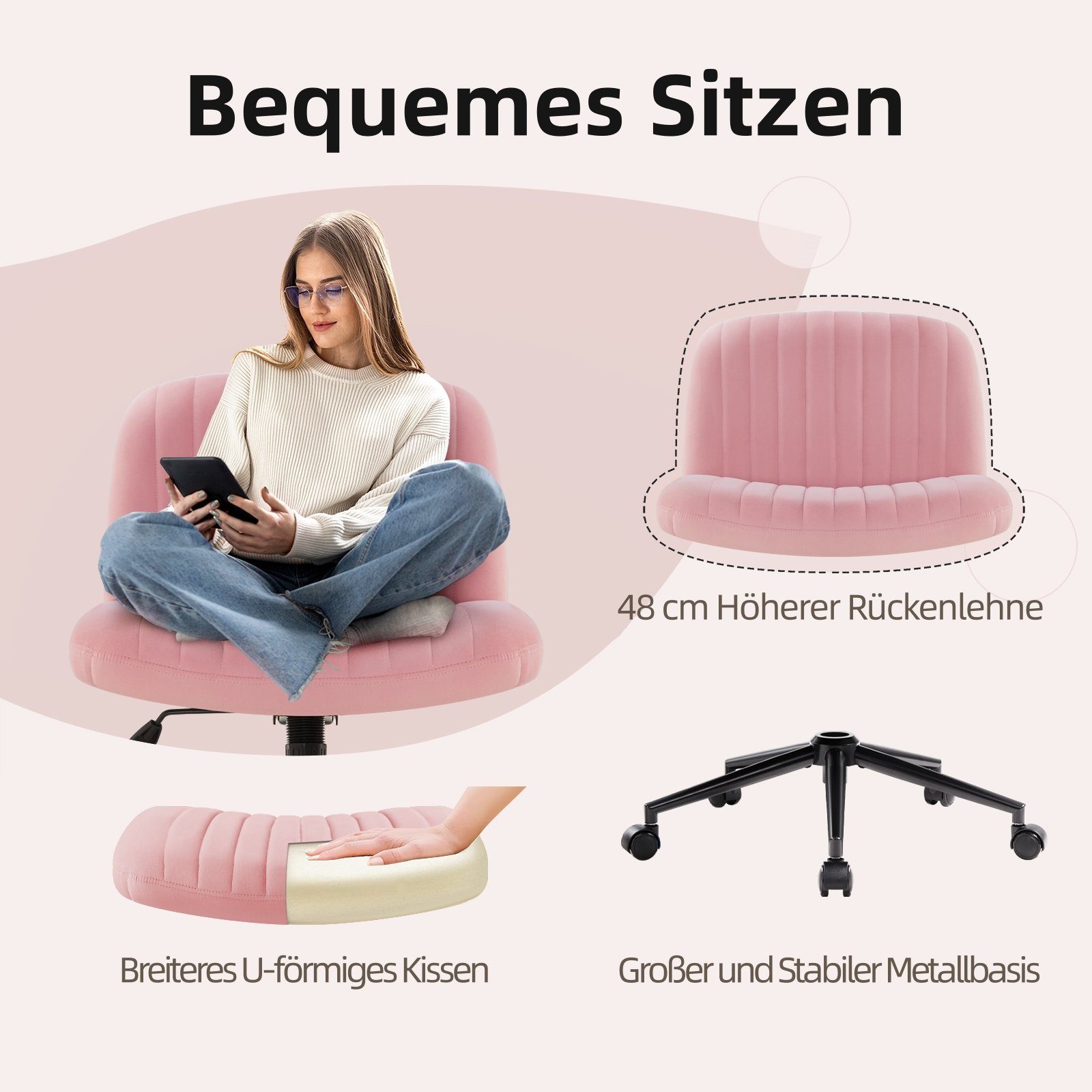 Intimate WM Heart Bürostuhl Ohne Armlehnen, günstig online kaufen
