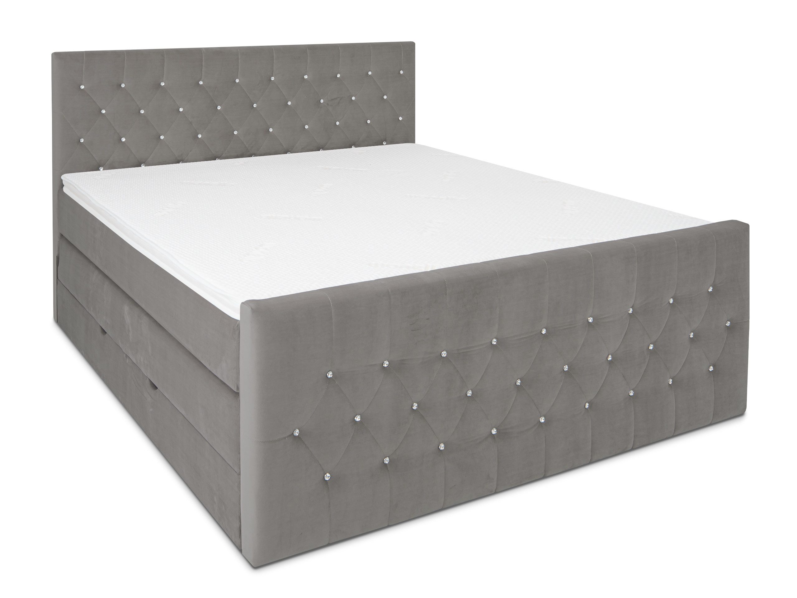 wonello Boxspringbett Sira, mit Bettkasten, Matratzen günstig online kaufen