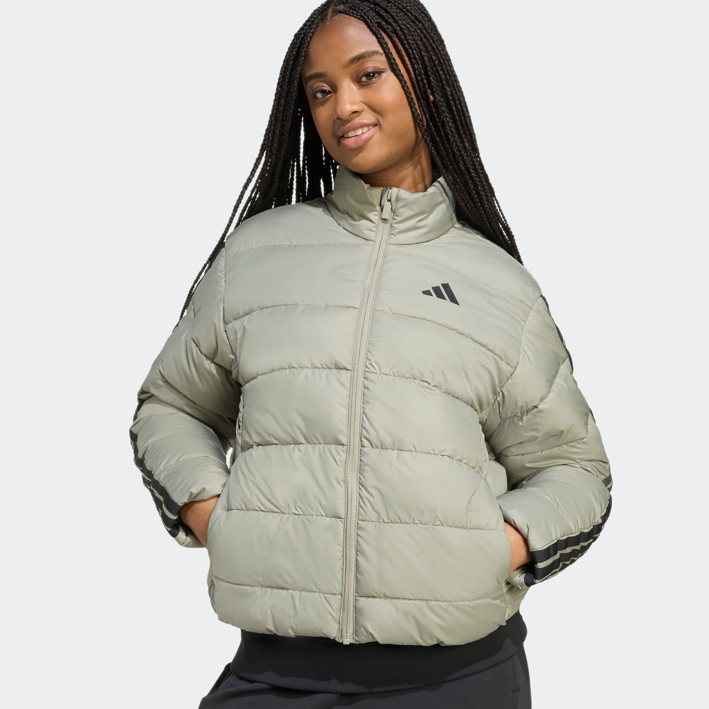 adidas Sportswear Steppjacke ESSENTIALS CLIMAWARM 3-STREIFEN N – Bild 5 von 5