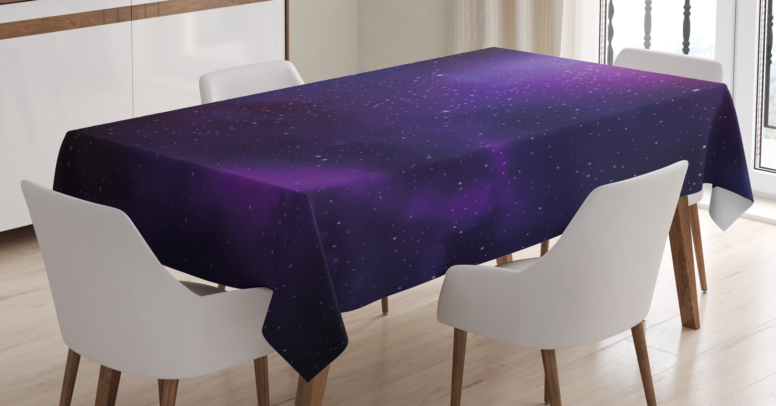 Abakuhaus Tischdecke Farbfest Waschbar Für den Außen Bereich geeignet Klare Farben, Himmel Galaxy Themed Nebelfleck-Stern