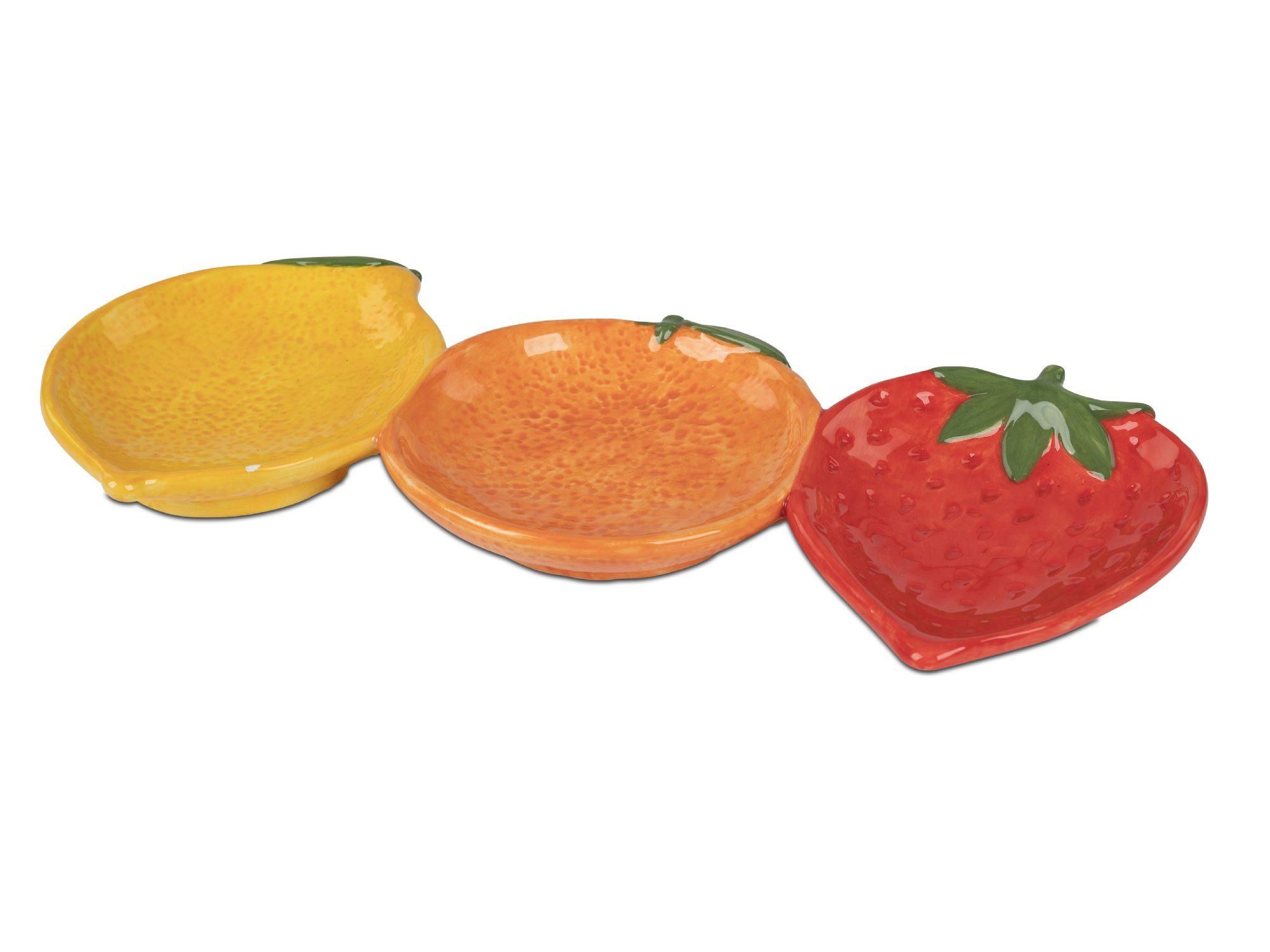 formano Dekoschale Obstgarten, Höhe: 2.5cm, Farbe: Mehrfarbig, Motiv: Früchte