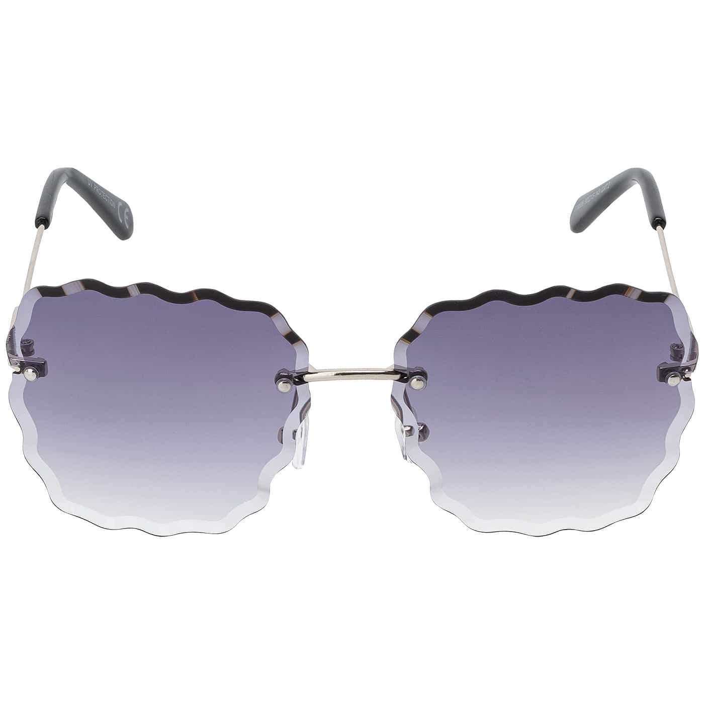 BEZLIT Eyewear Retrosonnenbrille Eckige Form Damen Sonnenbrille (1-St) mit bunten Linsen