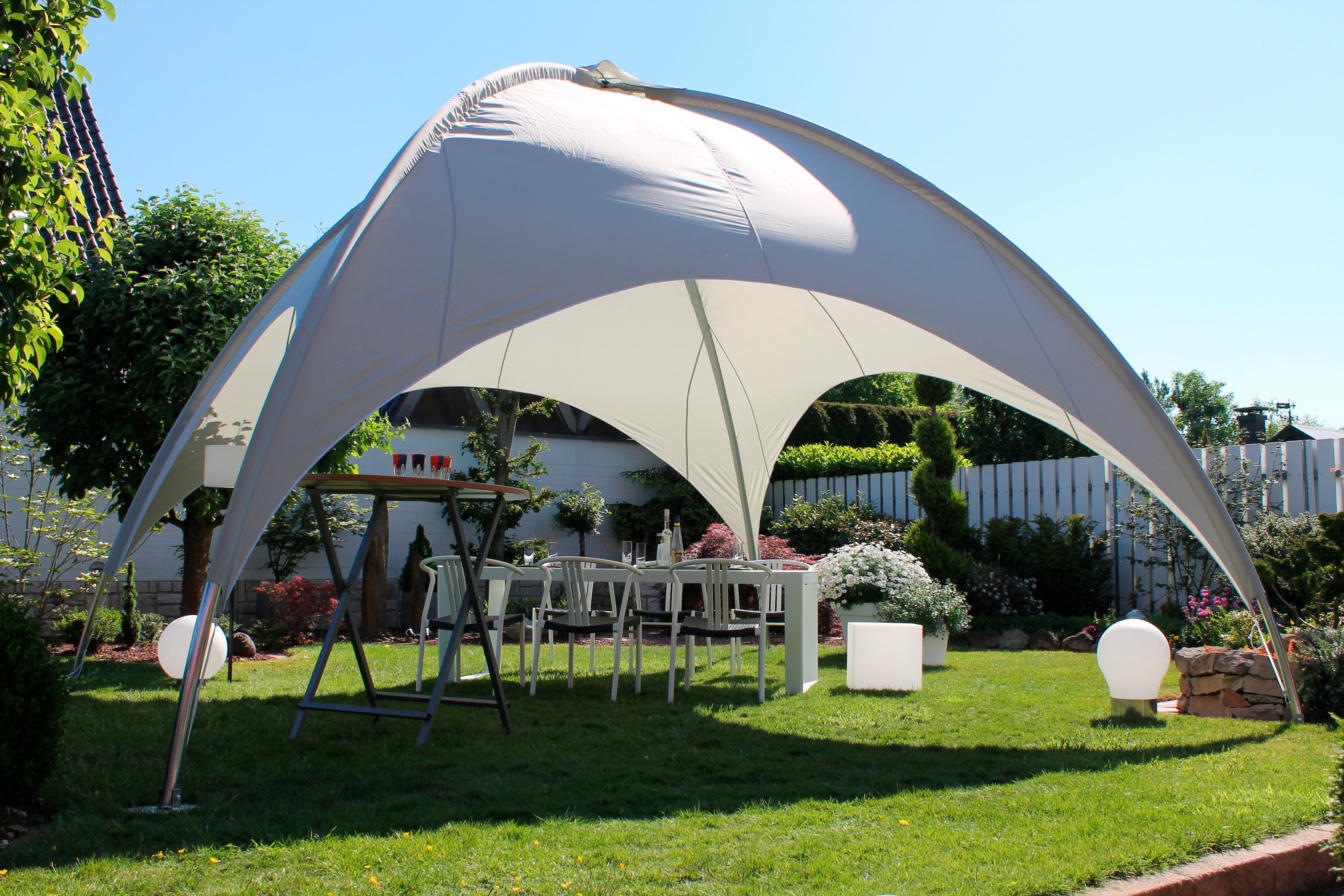 Leco Pavillon »Kuppel«, BxT 500x500 cm, Kuppelzelt mit vier verzinkten