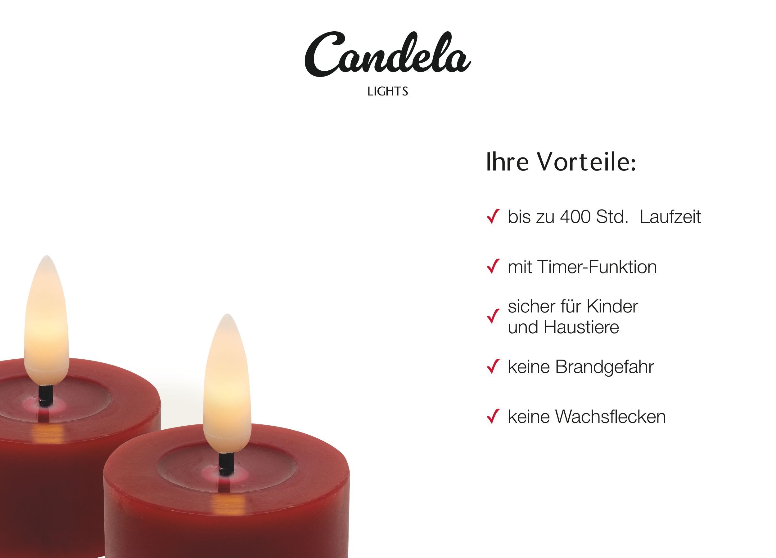 LC Home LED-Kerze LED Kerzen Set günstig online kaufen