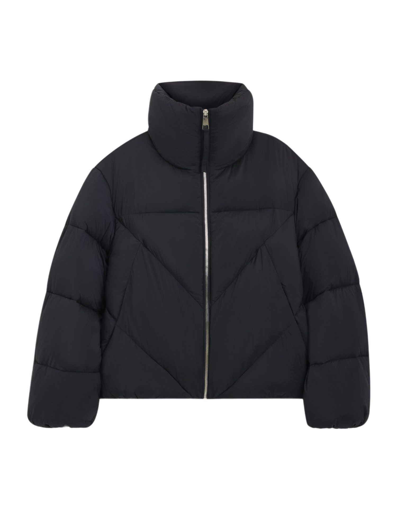 BOSS ORANGE Outdoorjacke BOSS Women Orange schwarz,Freizeit,Polyamid,Unifarben,Stehkragen,Lang,Oversized