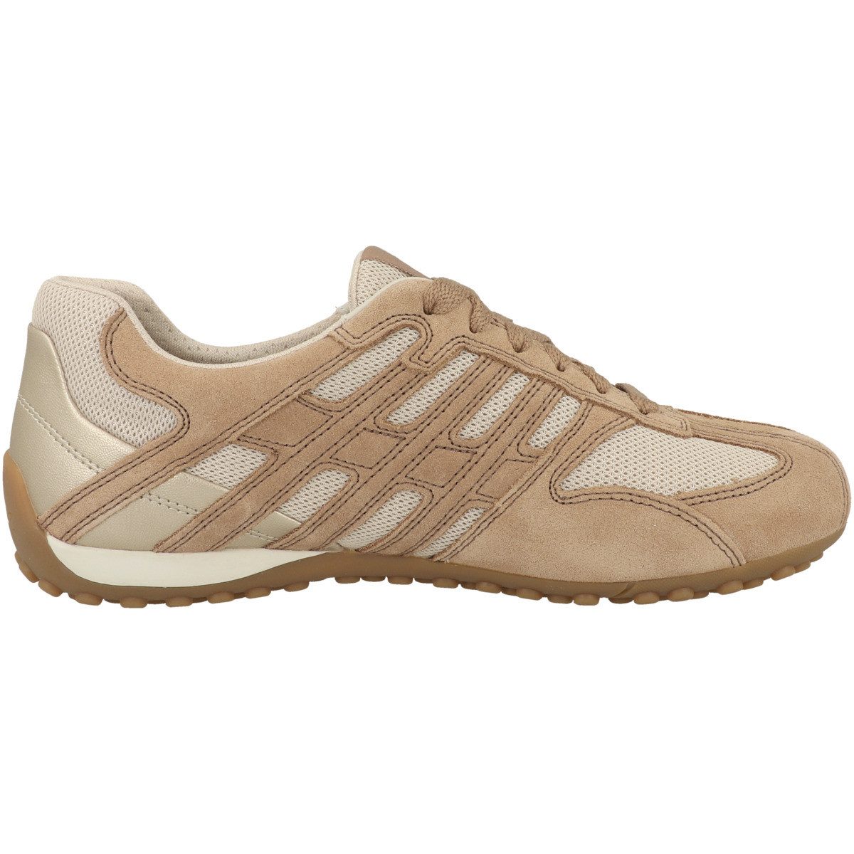 Geox D Snake Damen Sneaker Turnschuhe, Sportschuhe, Freizeitschuhe, Halbschuhe, Schnürschuhe