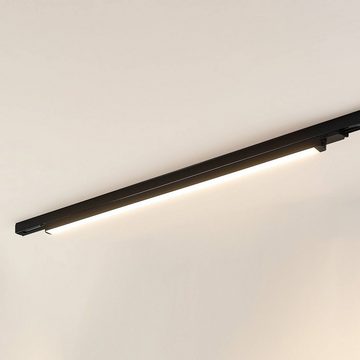 Arcchio Schienensystem-Leuchten Harlow, 108.7 cm, Modern, Kunststoff, Aluminium, Schwarz (RAL 9011), inkl. Leuchtmittel