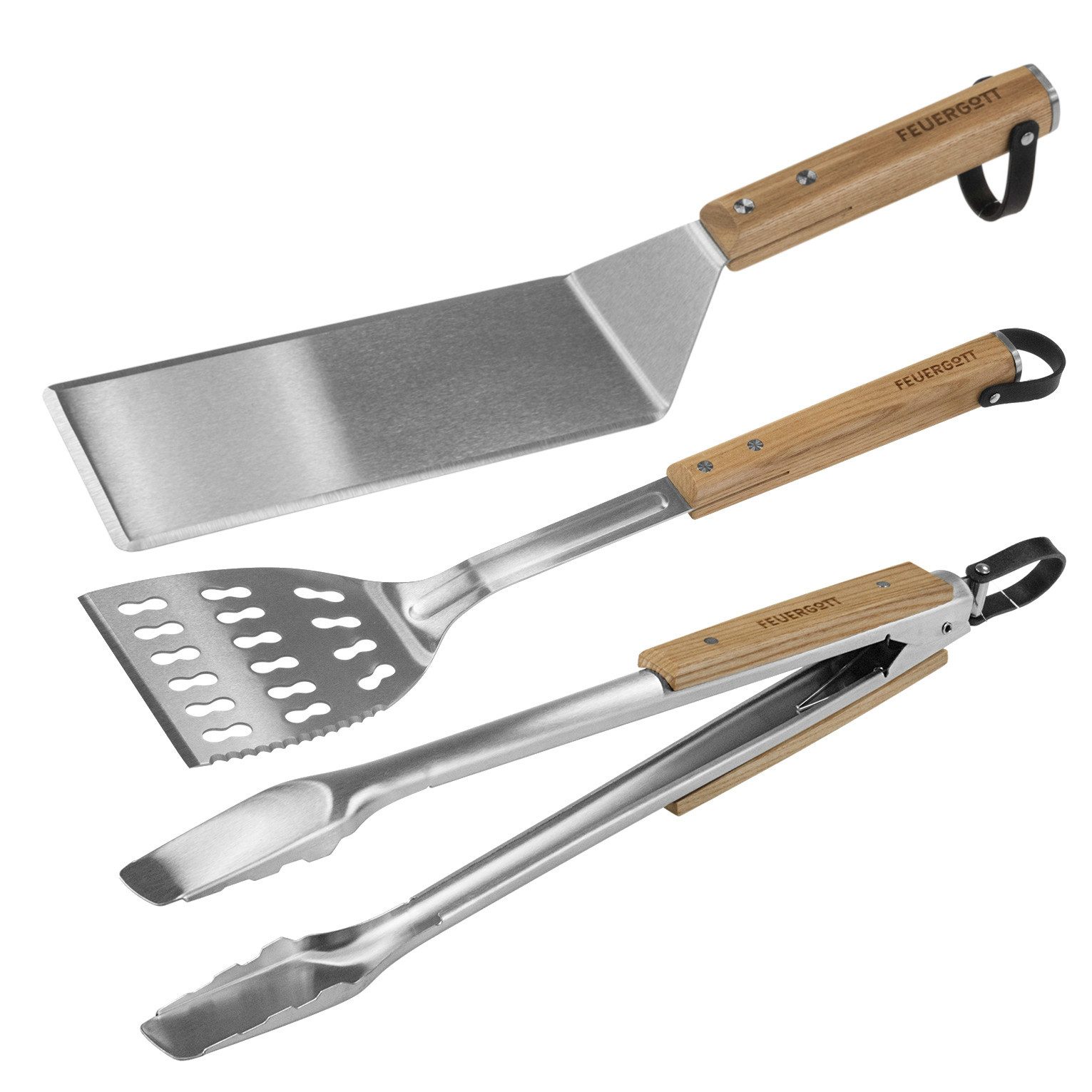 Feuergott Grillbesteck-Set Feuergott Grillbesteck-Set 3 Teile
