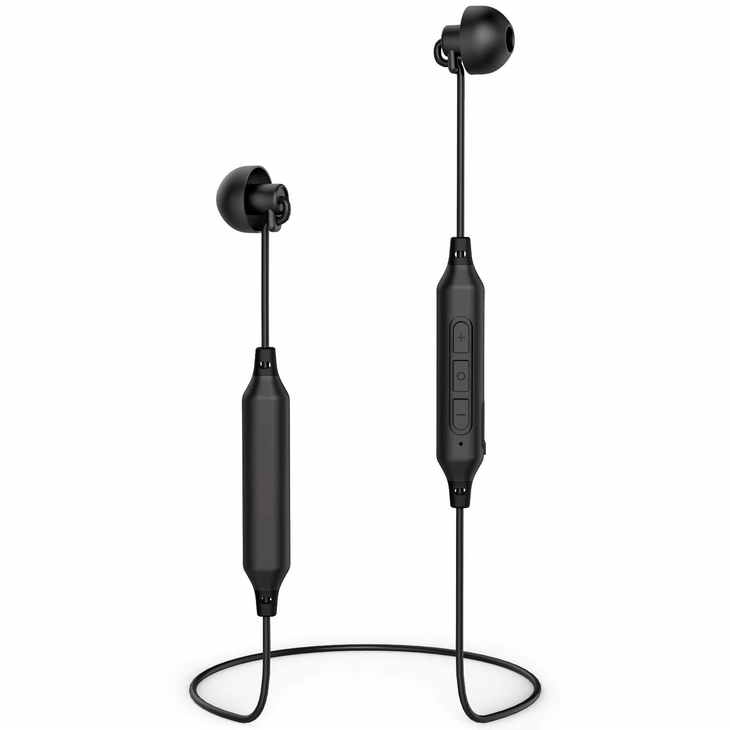 Thomson WEAR7009 Bluetooth-Kopfhörer In-Ear Mikro Schwarz Smartphone-Headset (Anruffunktion, Bluetooth, Mikrofon, Wiedergabe-Steuerung, Bluetooth, Bluetooth, Leicht, Anruf-Funktionen, Wiedergabe-Steuerung, Mikrofon)