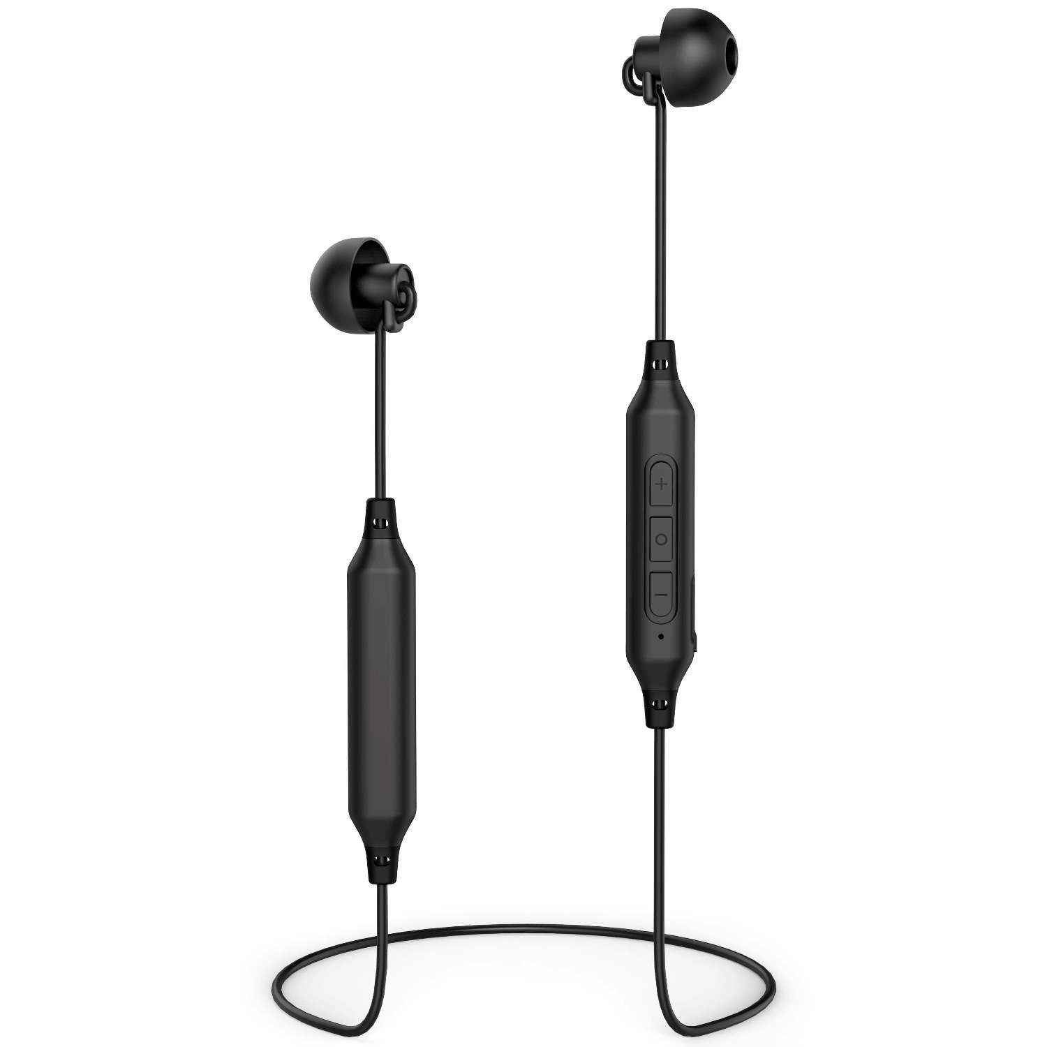 Thomson BT Kopfhörer Bluetooth Headset Mikrofon, Wiedergabe-Steuerung, (Anruffunktion, Bluetooth, Bluetooth, Schwarz Wiedergabe-Steuerung, Smartphone-Headset Bluetooth, Anruf-Funktionen, Leicht, Mikrofon)