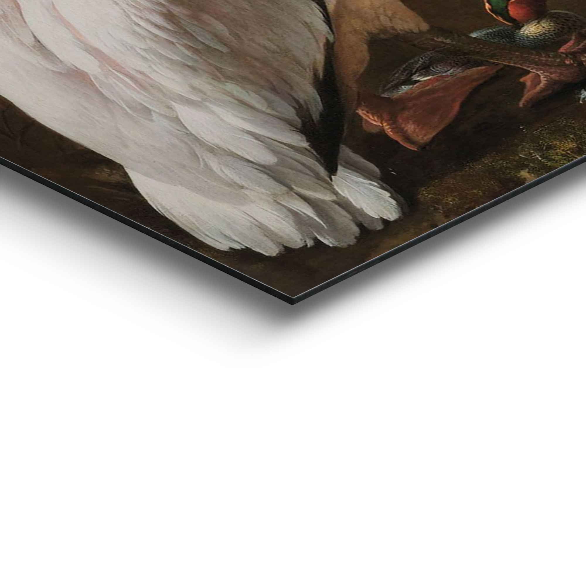 Reinders! Wandbild »Wandbild Melchior d'Hondecoeter Malergilde - Die schwimmende Feder - Vögel - Teich«, Menschen (1 Stück)-kaufen
