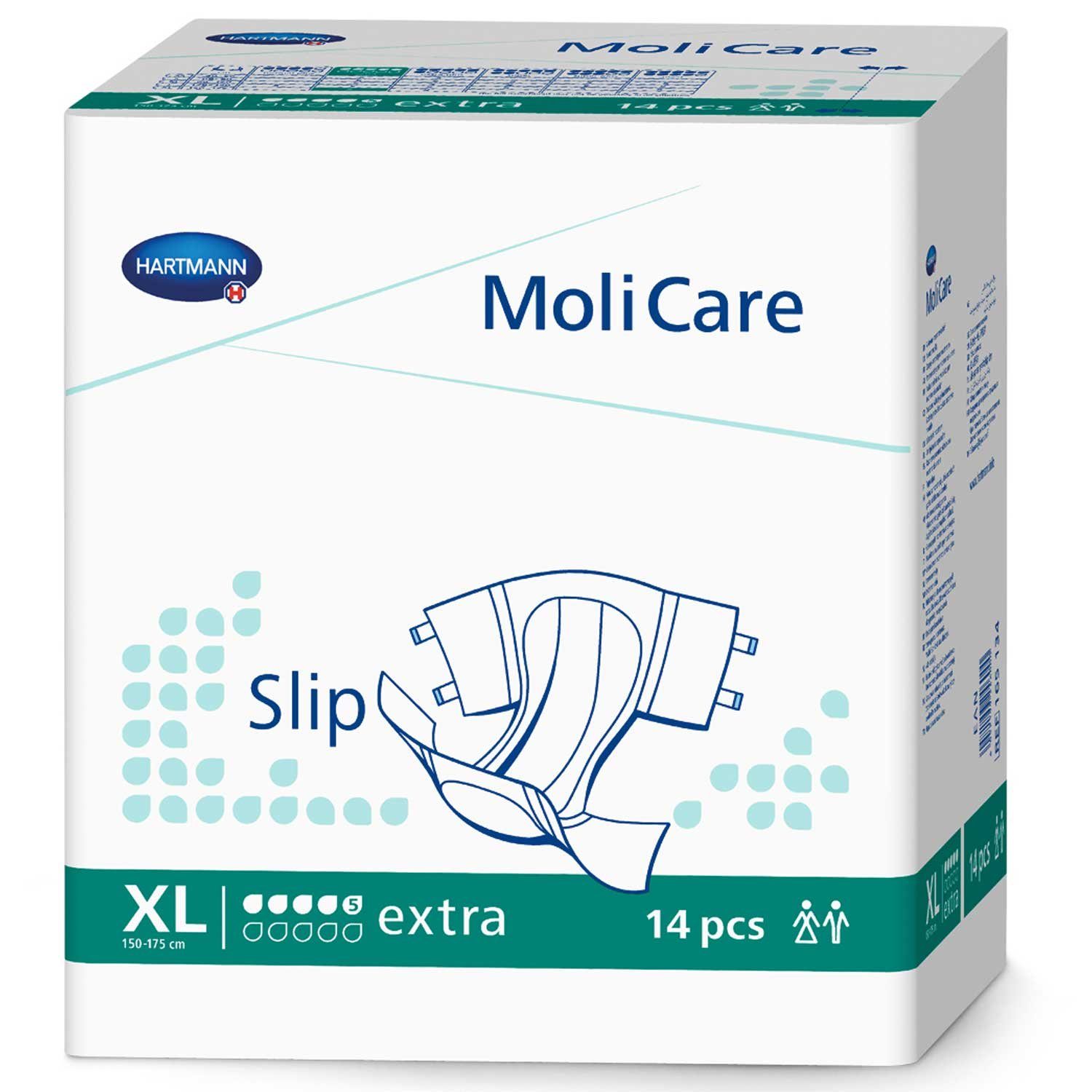 PAUL HARTMANN AG Inkontinenzslip MoliCare® Slip extra 5 Tropfen - XL 4 x 14 Stück