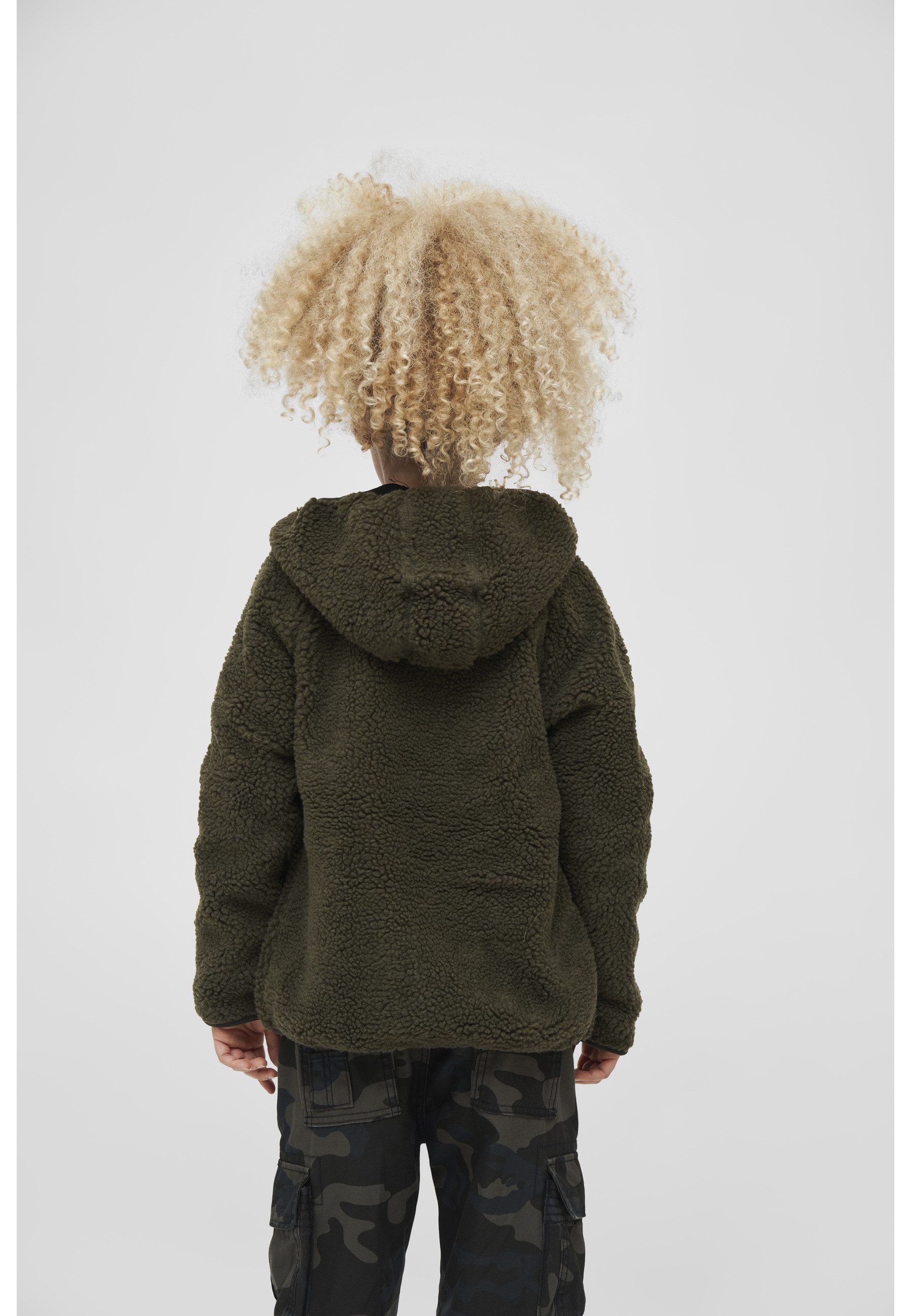 Brandit Allwetterjacke Brandit Damen Kids Teddyfleecejacket Hood (1-St)
