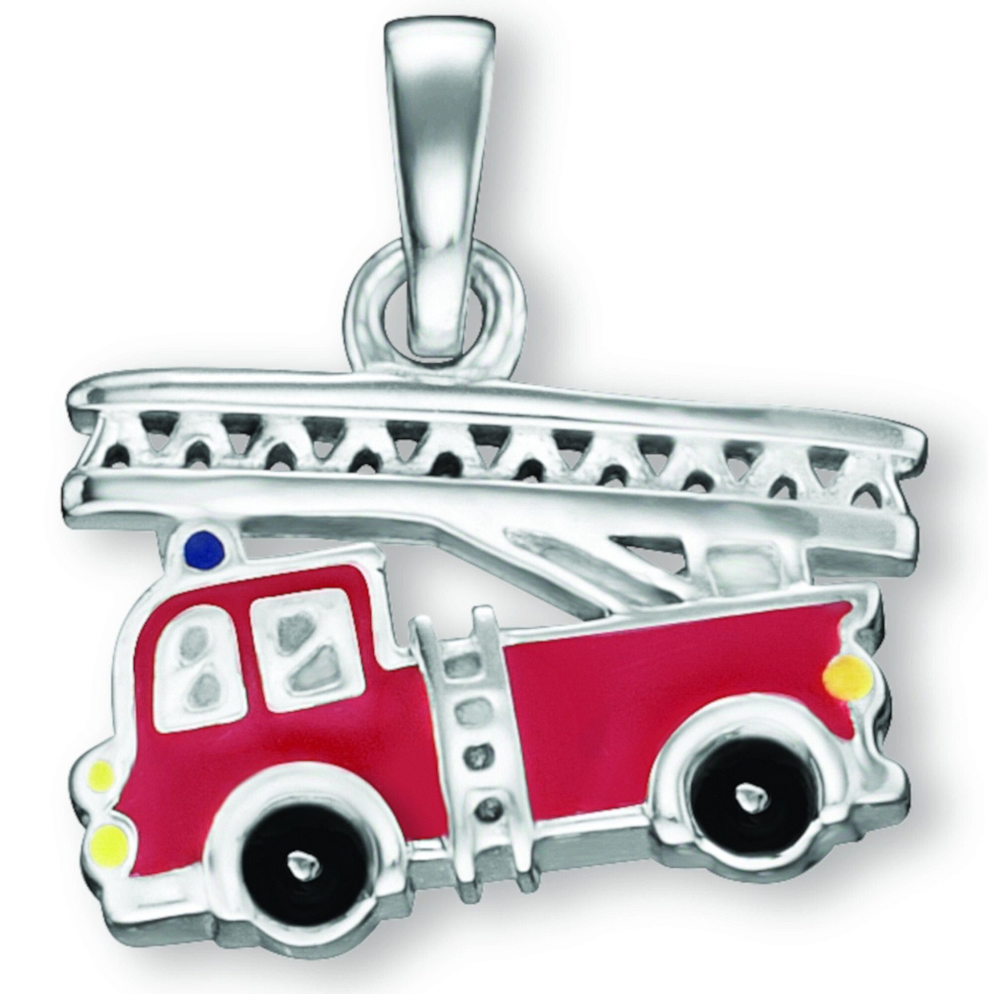 Silber, aus Feuerwehr Anhänger Silber ONE Damen 925 Feuerwehr ELEMENT Schmuck Kettenanhänger