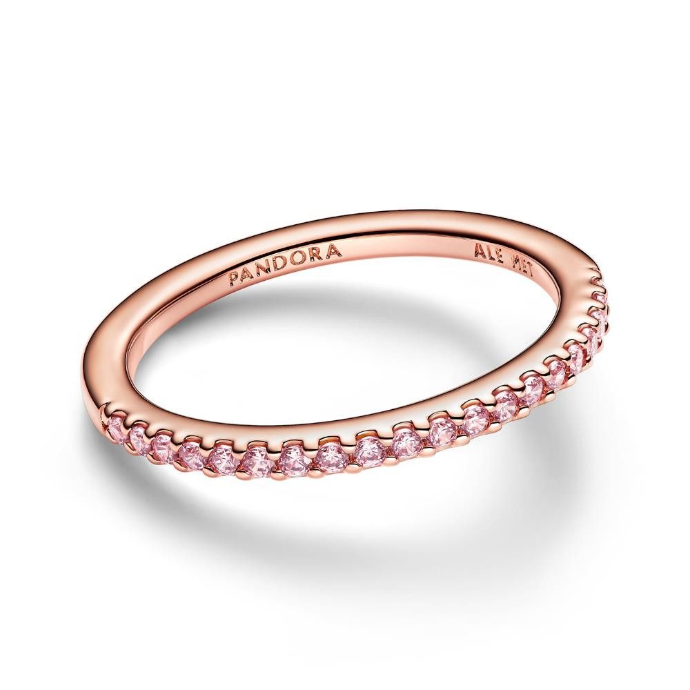 Pandora Fingerring Pavéring für Damen mit Zirkonia, roségold von PANDORA Timeless