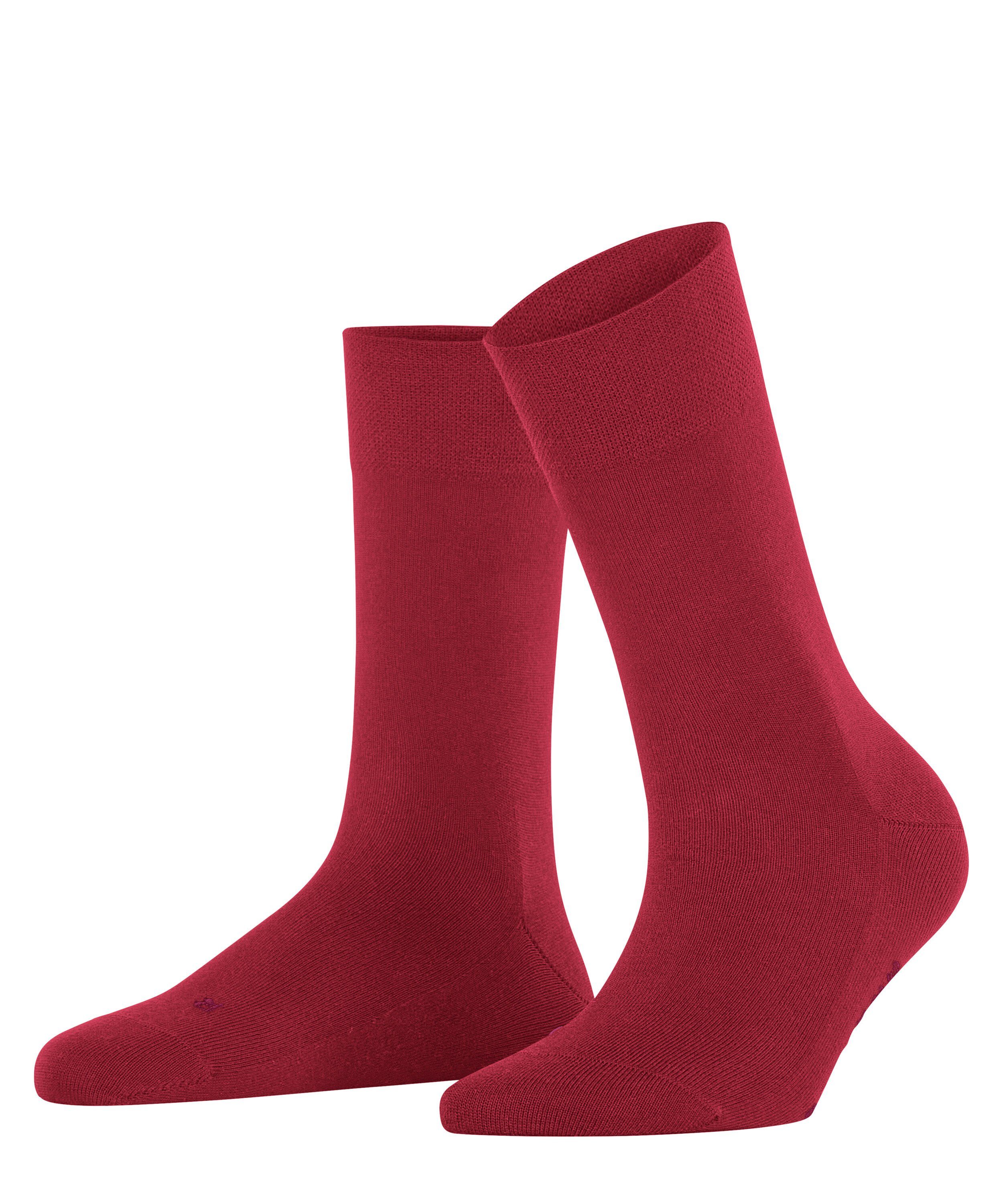 FALKE Socken Sensitive New York (1-Paar) scarlet (8228)