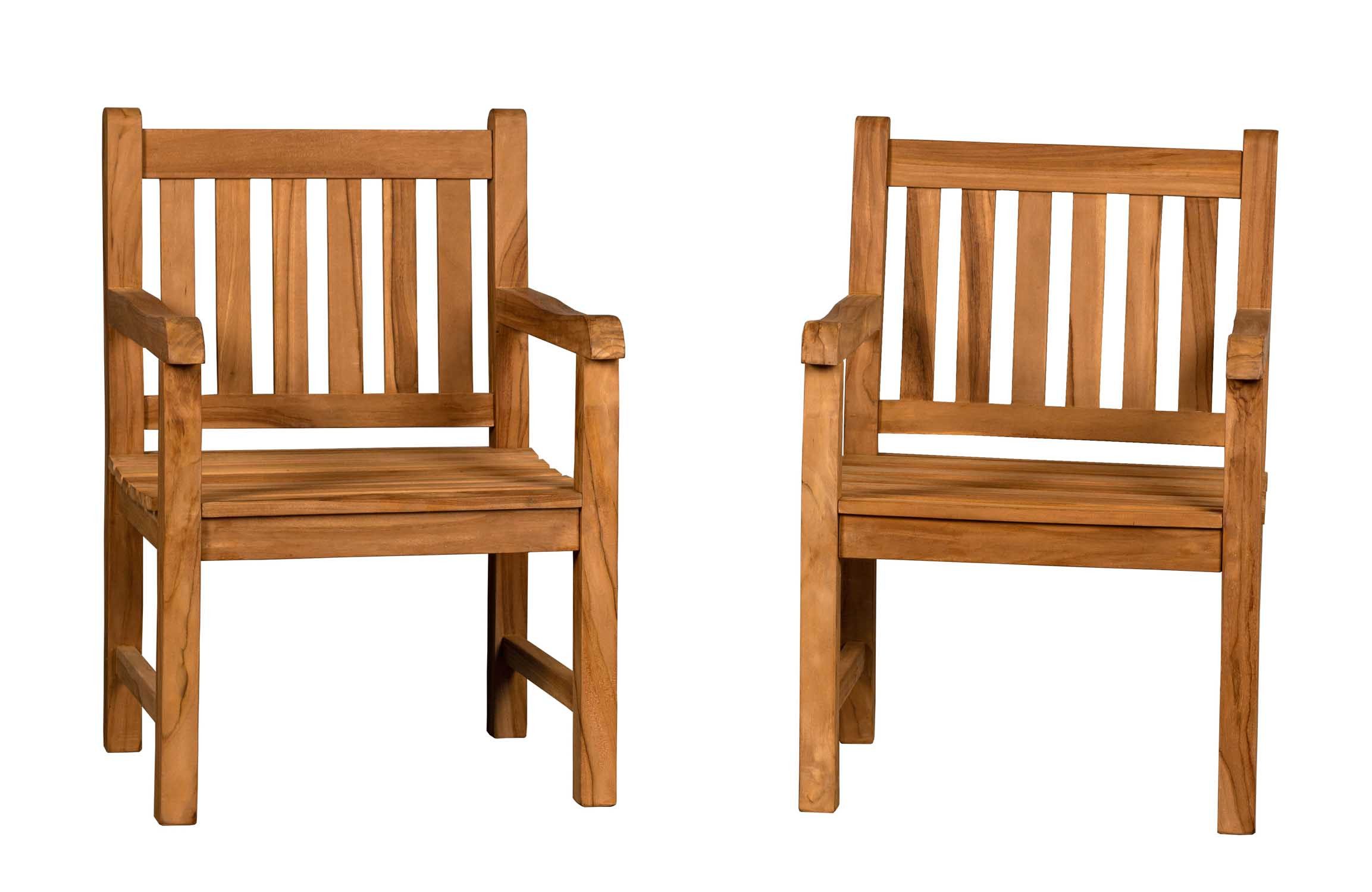 MR.DEKO Gartenbank Feierabendbank Teak 160 cm günstig online kaufen