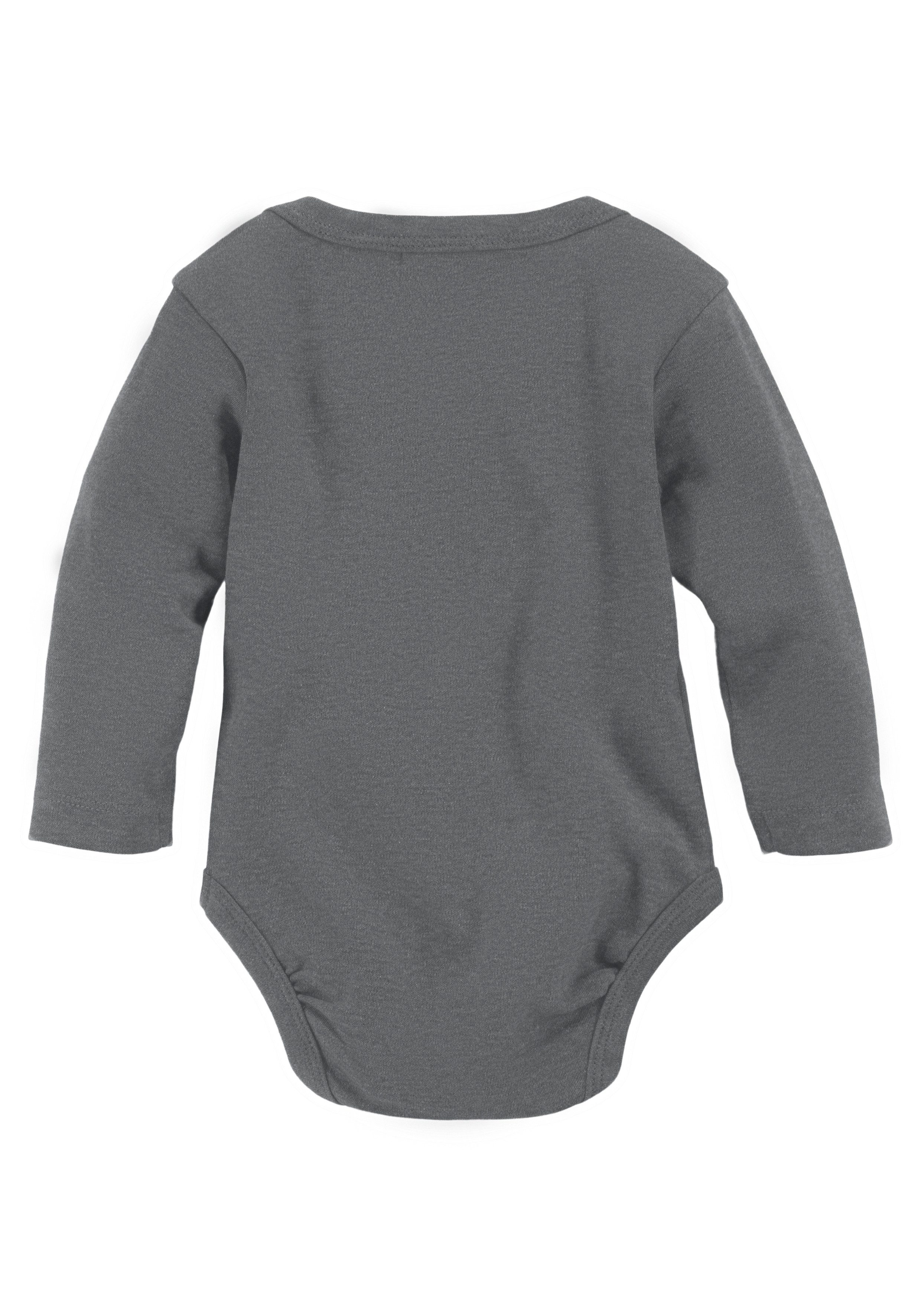 KIDSWORLD long-sleeved bodysuit 2-pack baby bodysuits, Mummy & Daddy (pack, 2-piece) made of organic cotton