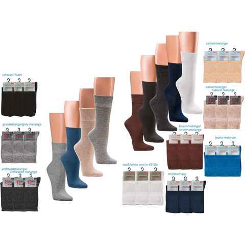 Socks 4 Fun Diabetikersocken Socks4Fun Wellness Diabetikersocken ohne Gummidruck (2-Paar, 3 Paar)