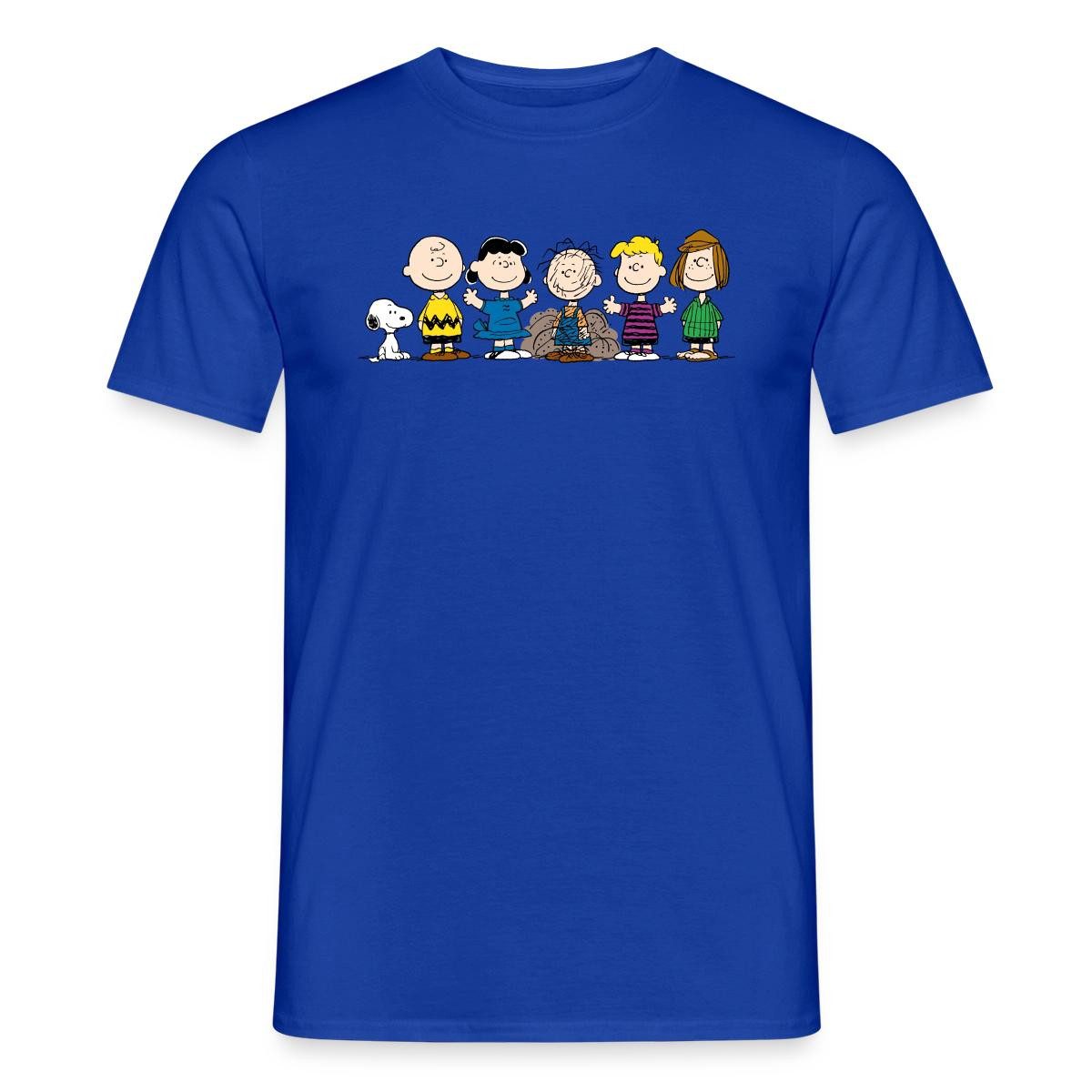 Spreadshirt T-Shirt Peanuts Snoopy Und Seine Freunde Männer T-Shirt (1-tlg)