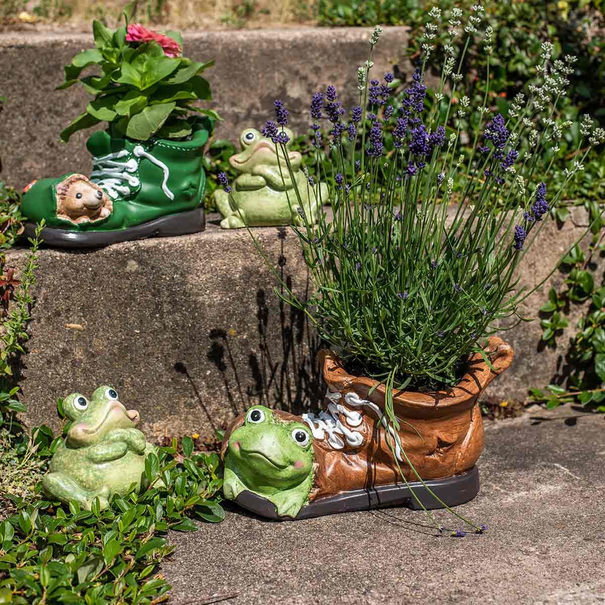Viana Übertopf Deko Übertopf Keramik Schuh günstig online kaufen