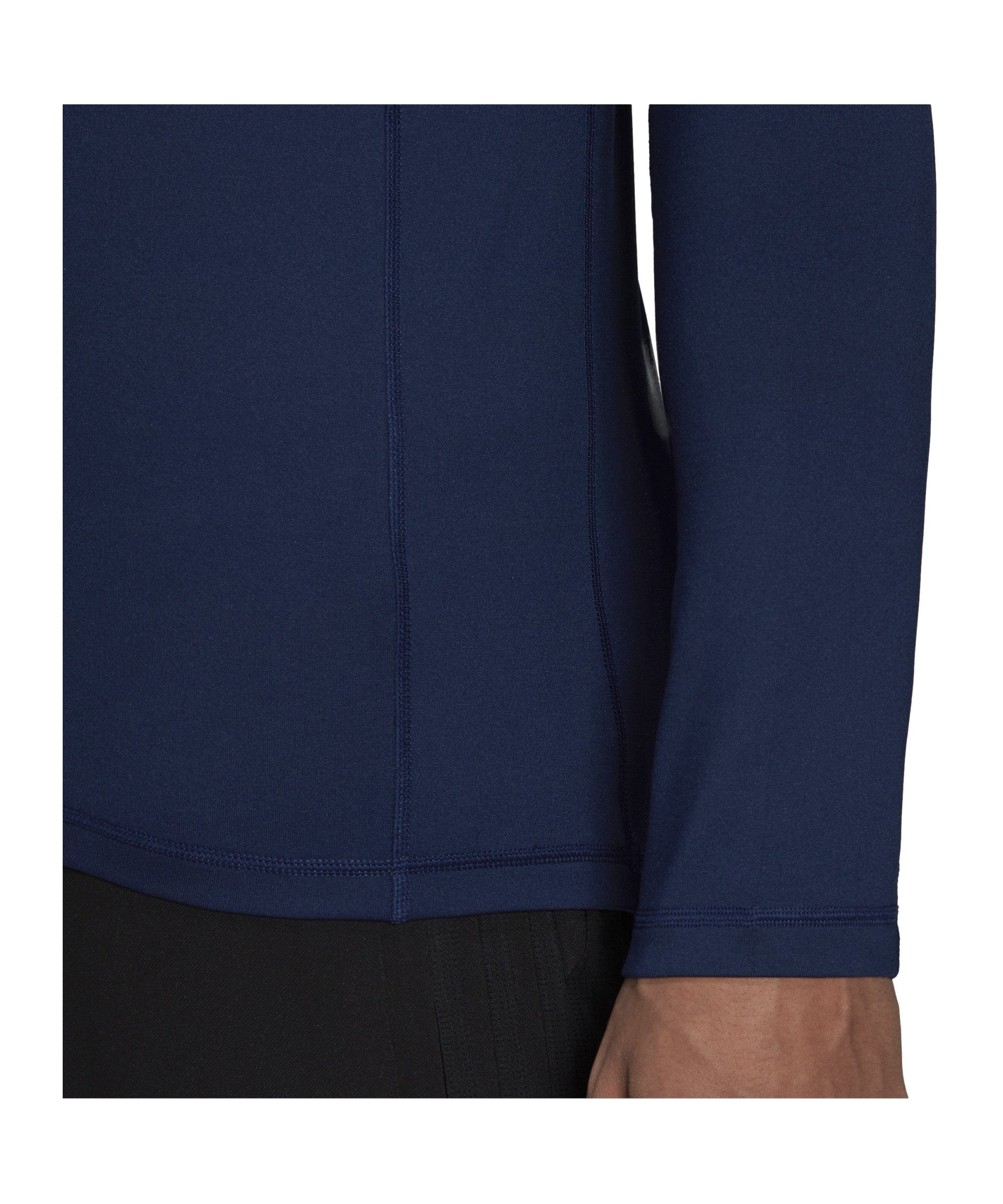 default Warm Dunkel Longsleeve adidas Performance Funktionsshirt TechFit blau