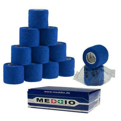 meDDio Pferdebandage 12 Haftbandagen Größe+Farbe wählbar, blue