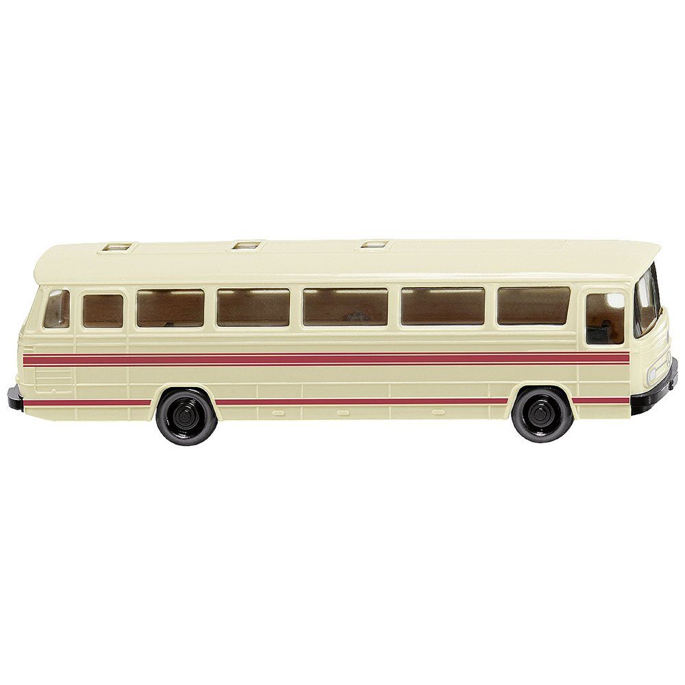 Modelleisenbahn-Straße Wiking 097102 N Bus Modell Mercedes Benz Reisebus O 302 - hellelfenbei