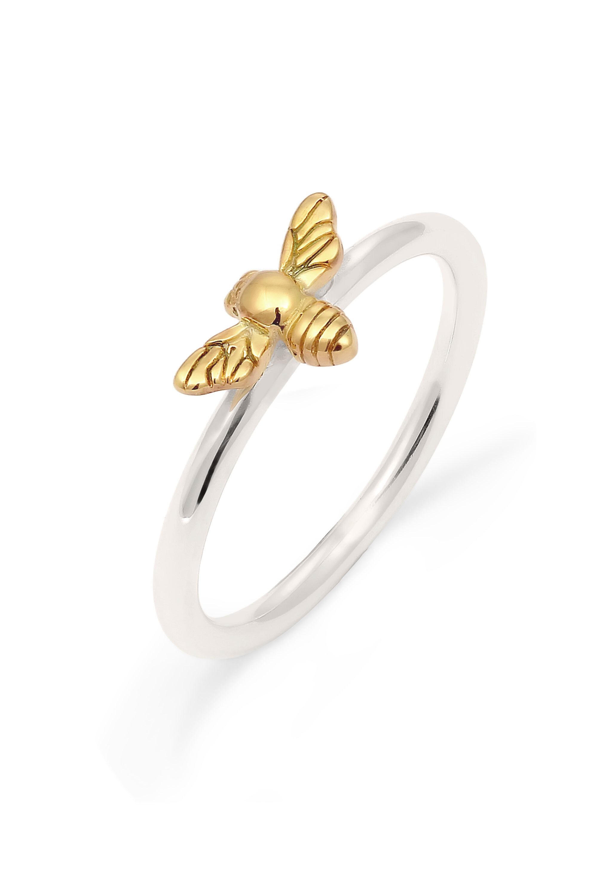 Elli Fingerring Biene Honigbiene Tier 925 Silber, Biene günstig online kaufen