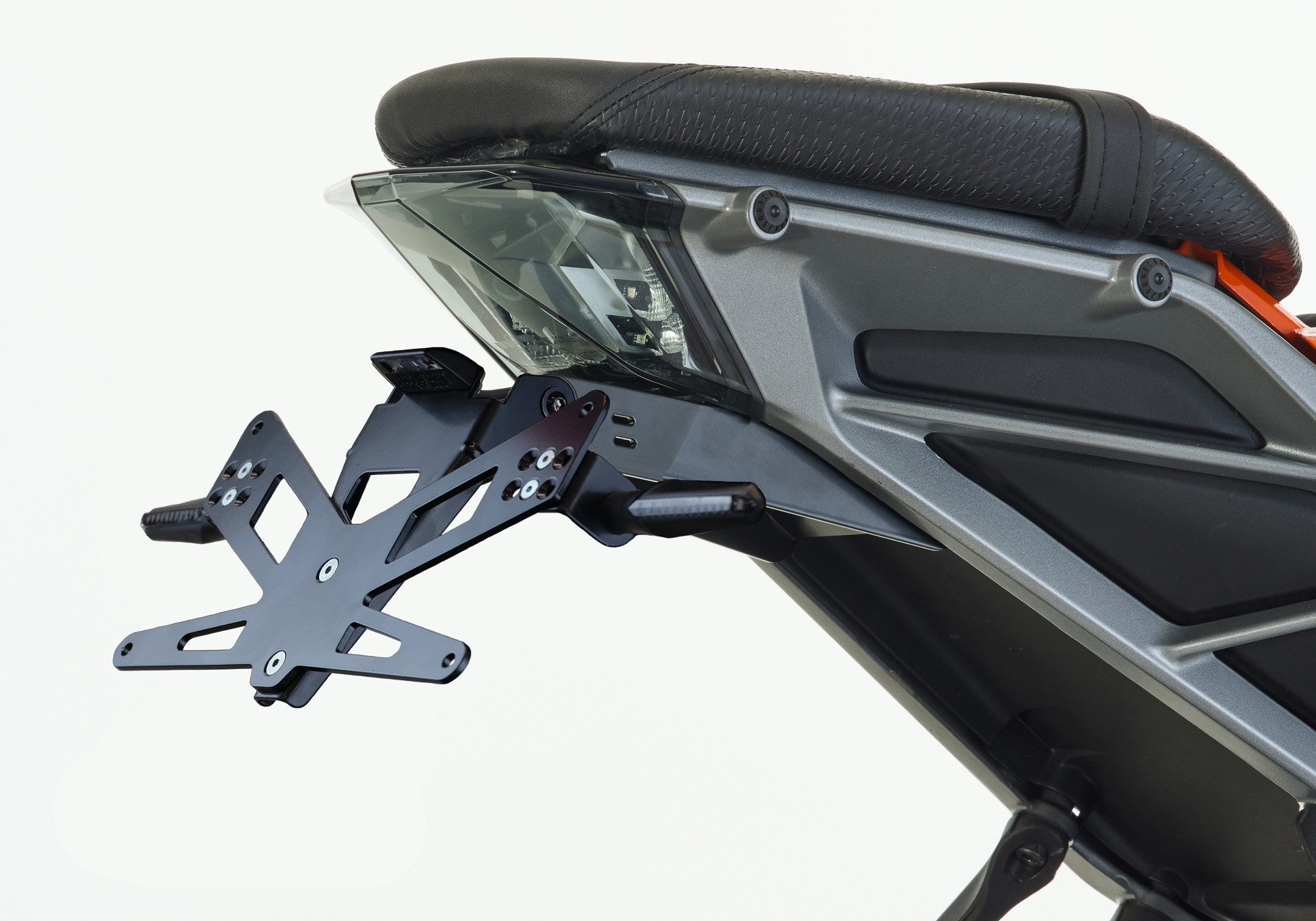 PROTECH Motorradhose Kennzeichenhalterset inkl. Reflektor und Kennzeichenbeleuchtung Edels