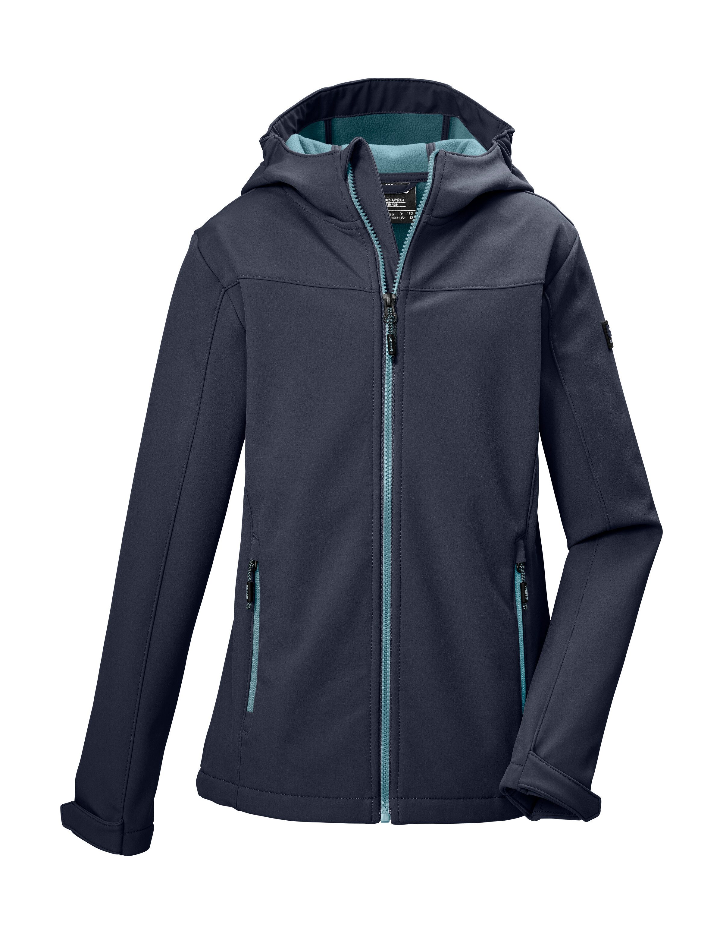Killtec Softshelljacke KOS 483 GRLS SFTSHLL JCKT Winddichte Mädchen Softshelljacke, 10.000 mm wasserabweisend