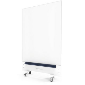 magnetoplan® Anzeigetafel Weißwandtafel Infinity Wall Mobil - 88x118cm - Rahmenlos - magnetisch (1-St)