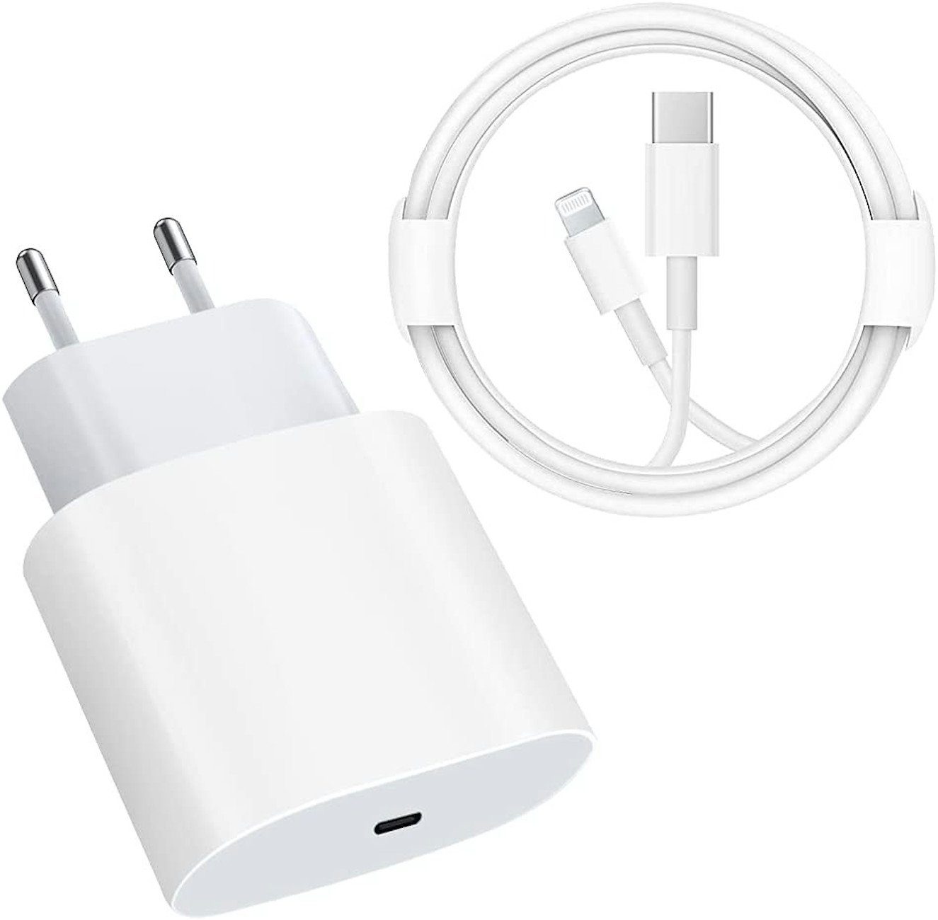EnM0545, Power Adapter mit Lightning-Kabel Smartphone-Ladegerät