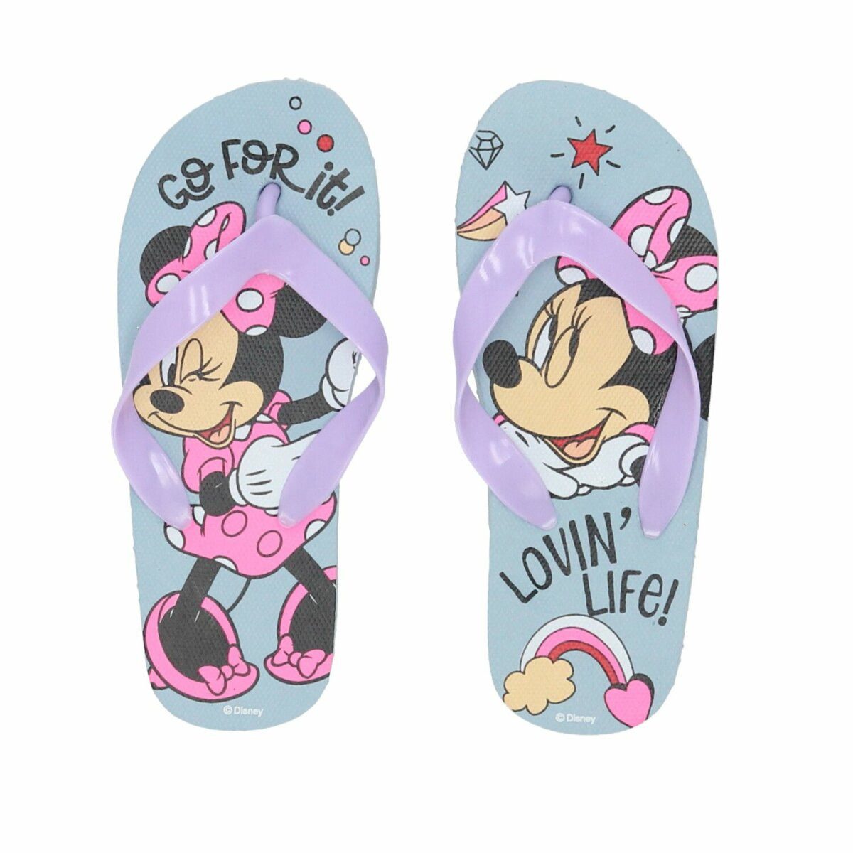 Minnie Mouse Bade-Sandalen Flip-Flops Badeschlappen für Kinder Badesandale