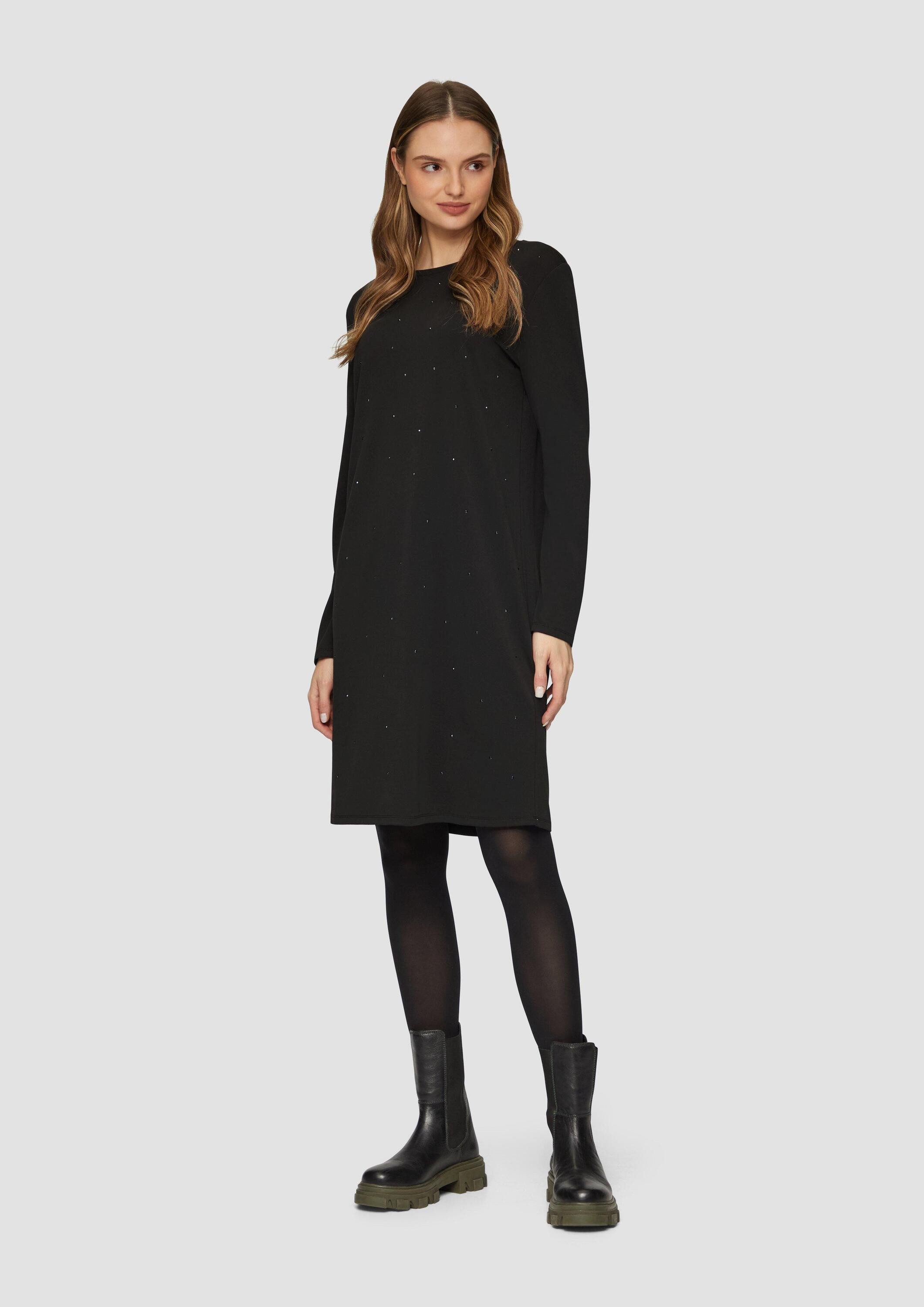 s.Oliver Minikleid Kleid Jersey-Kleid mit Schmucksteinen günstig online kaufen