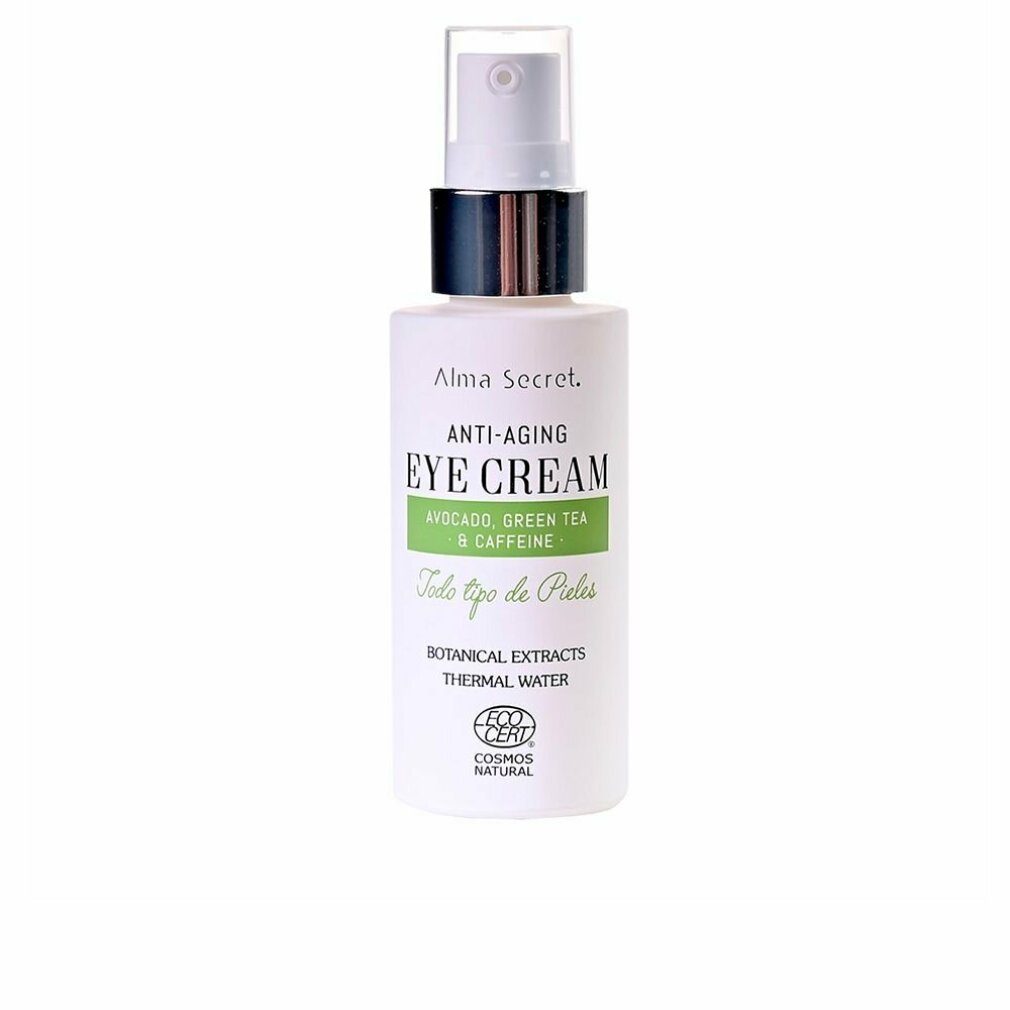 Alma Secret Augencreme Eye Cream Antiedad Con Aguacate, Té Verde y Cafeína Botanica