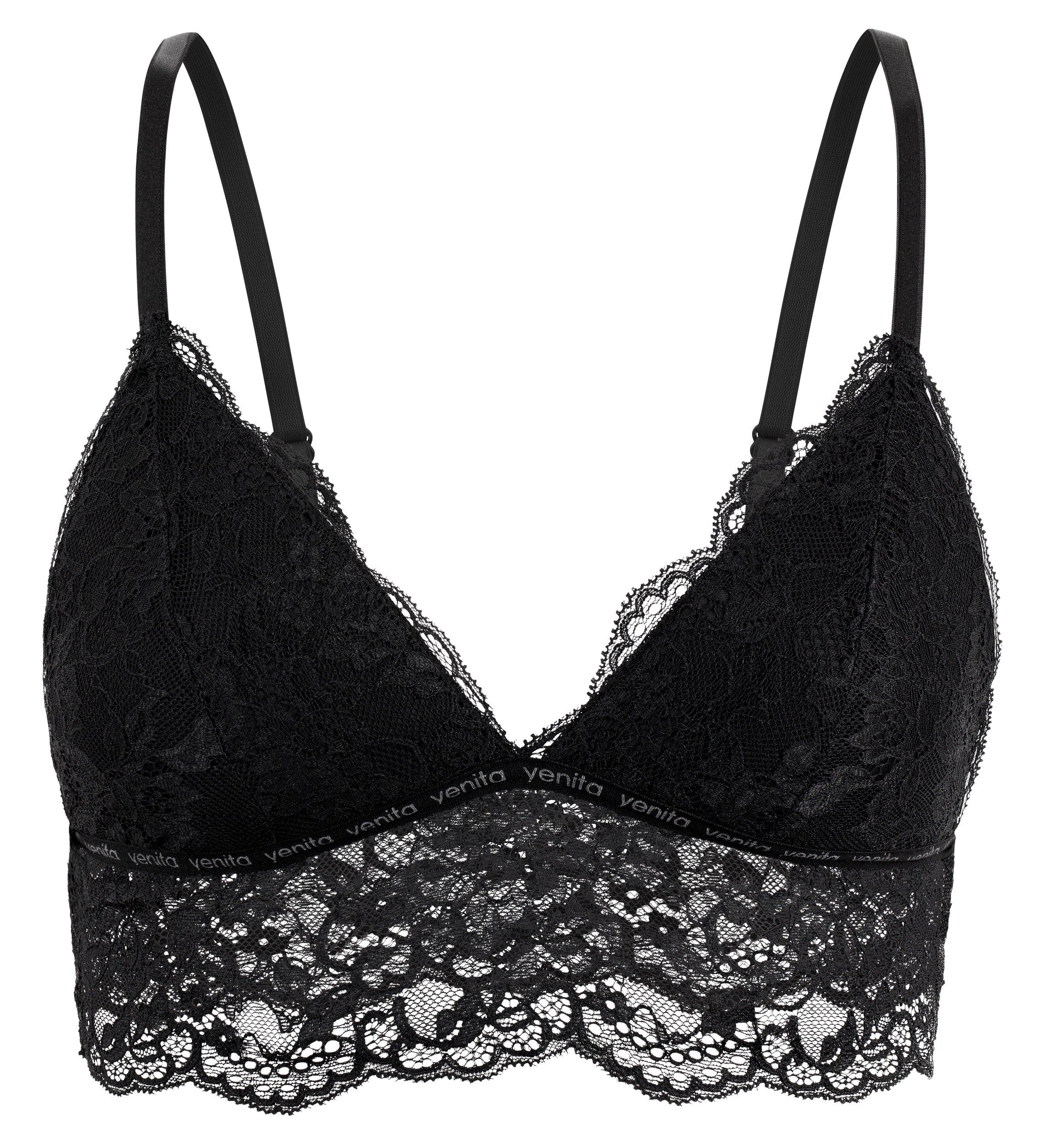 Yenita® Bustier ohne Bügel aus feiner Spitze