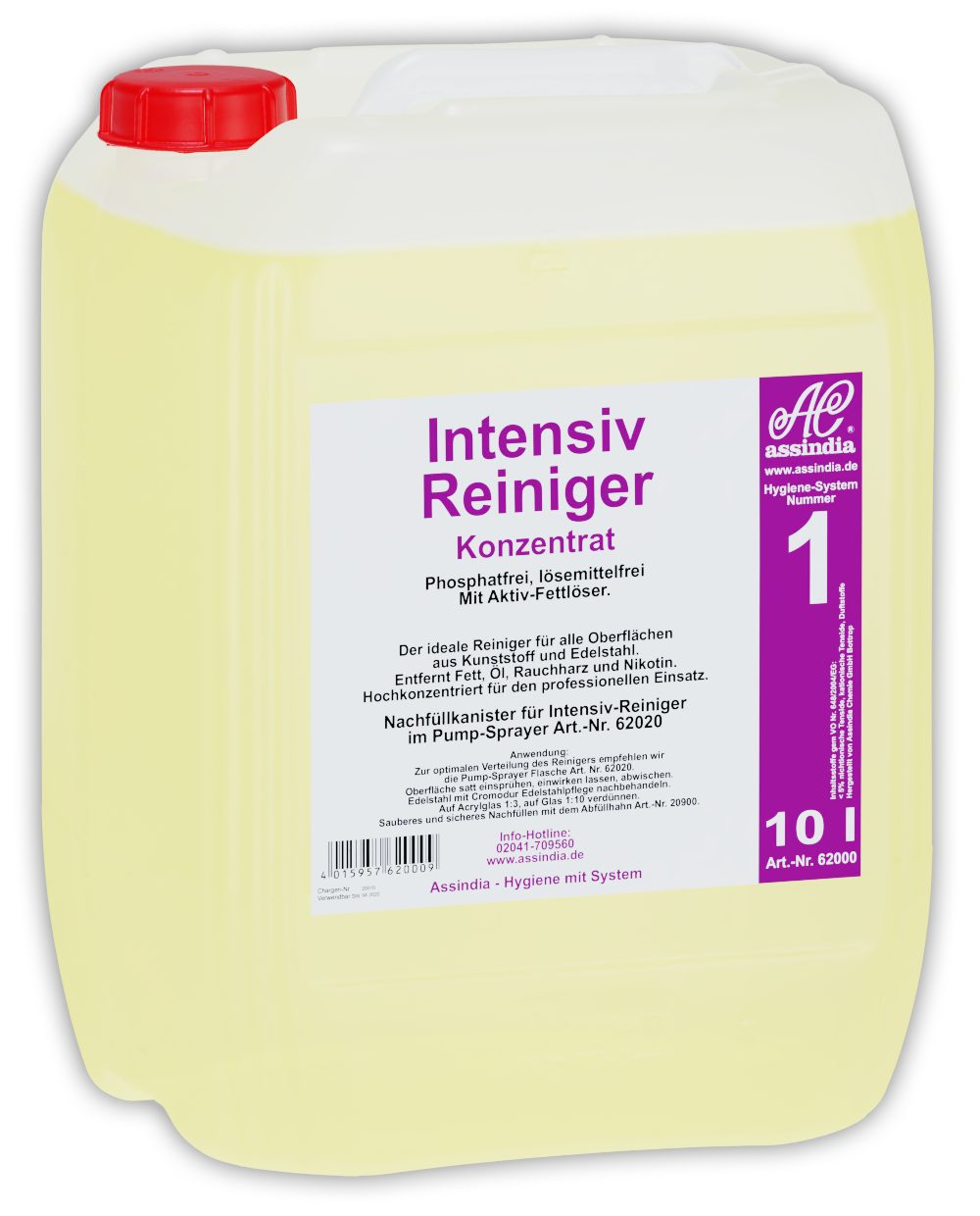 Intensivreiniger Konzentrat 10 Liter Kanister Küchenreiniger